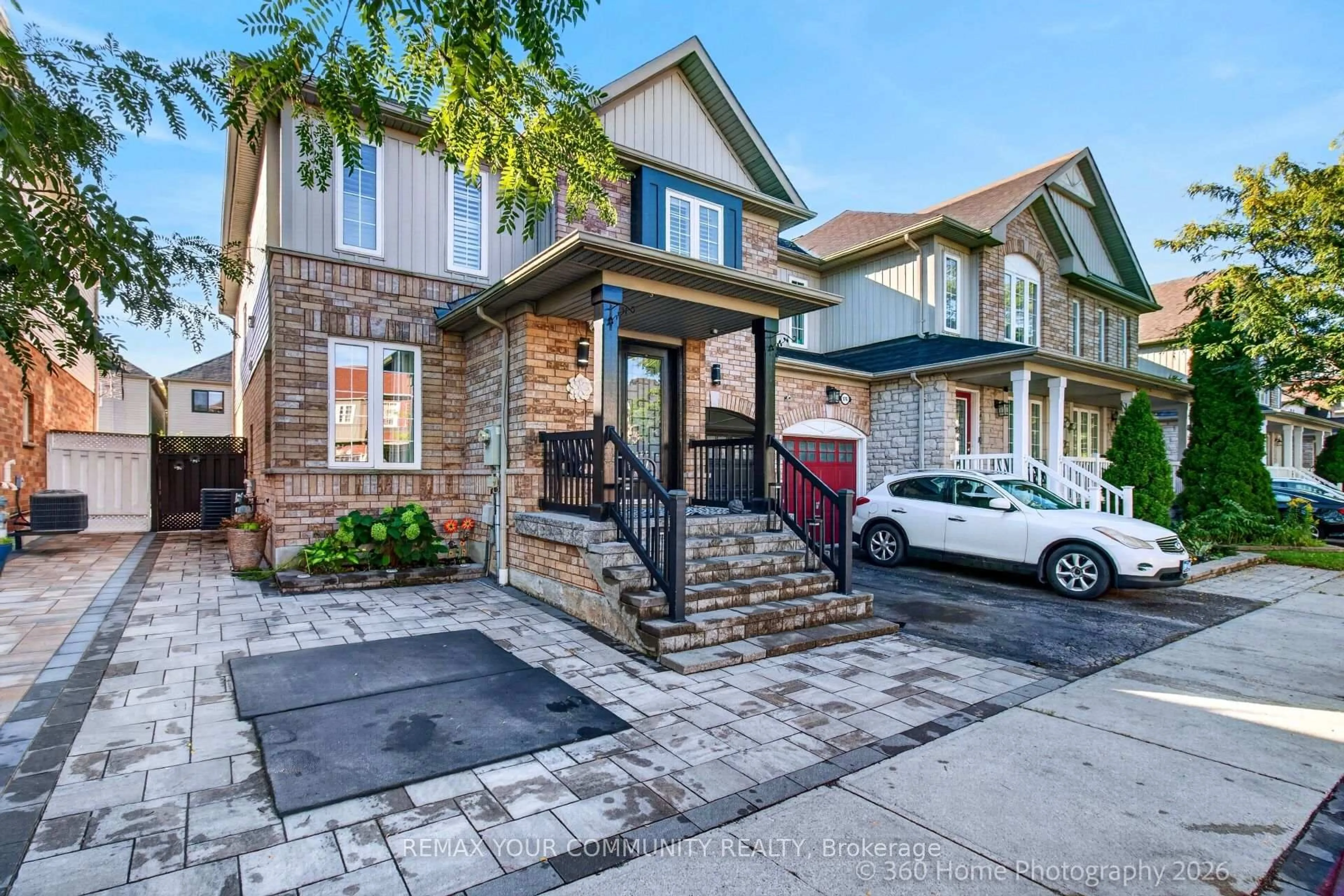 Home with brick exterior material, street for 1614 Avonmore Sq, Pickering Ontario L1V 7H4