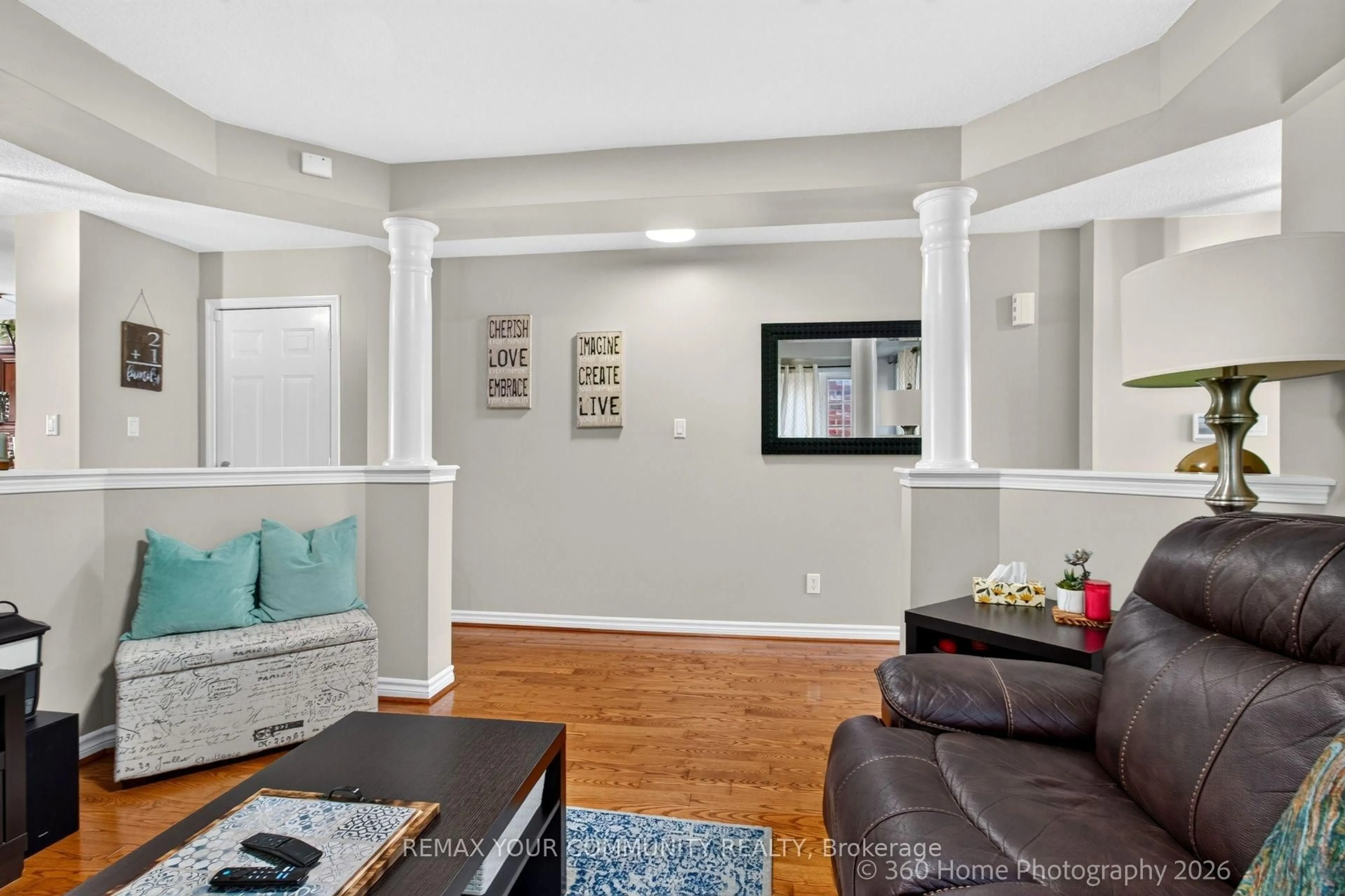Living room with furniture, unknown for 1614 Avonmore Sq, Pickering Ontario L1V 7H4