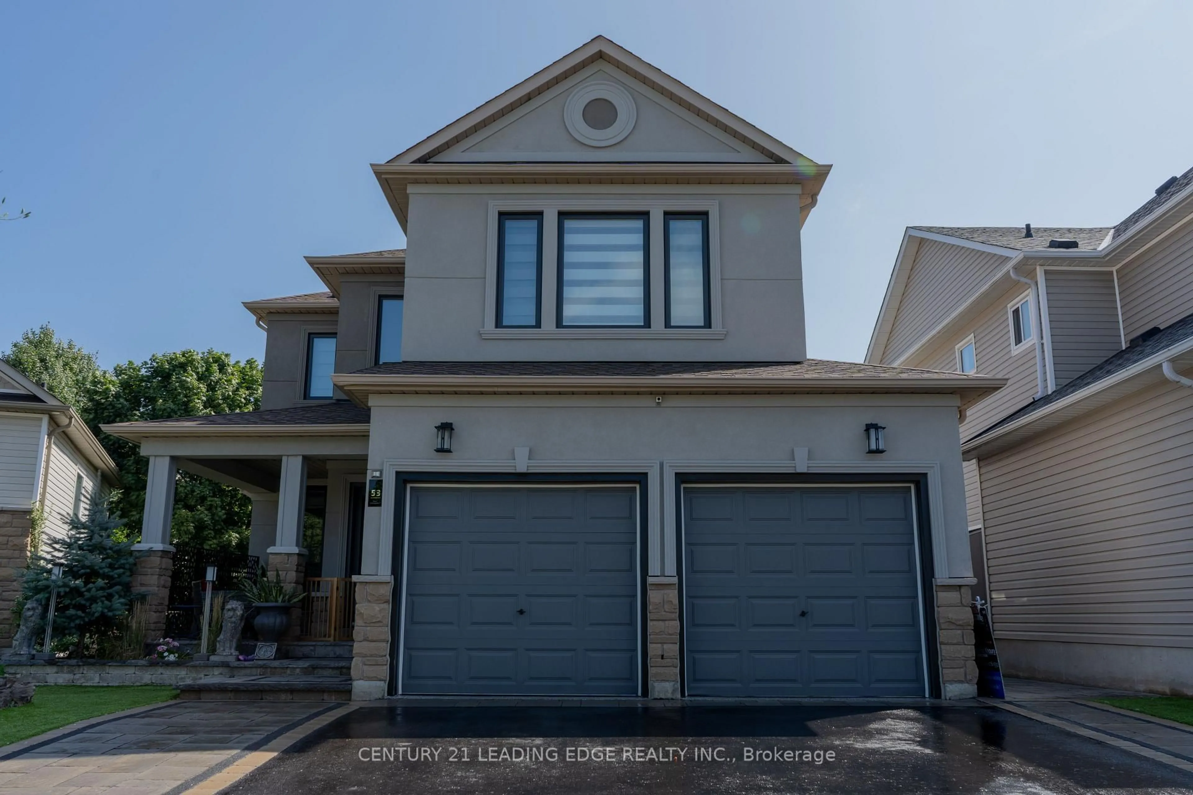 Home with vinyl exterior material, street for 53 Ault Cres, Whitby Ontario L1M 2G7