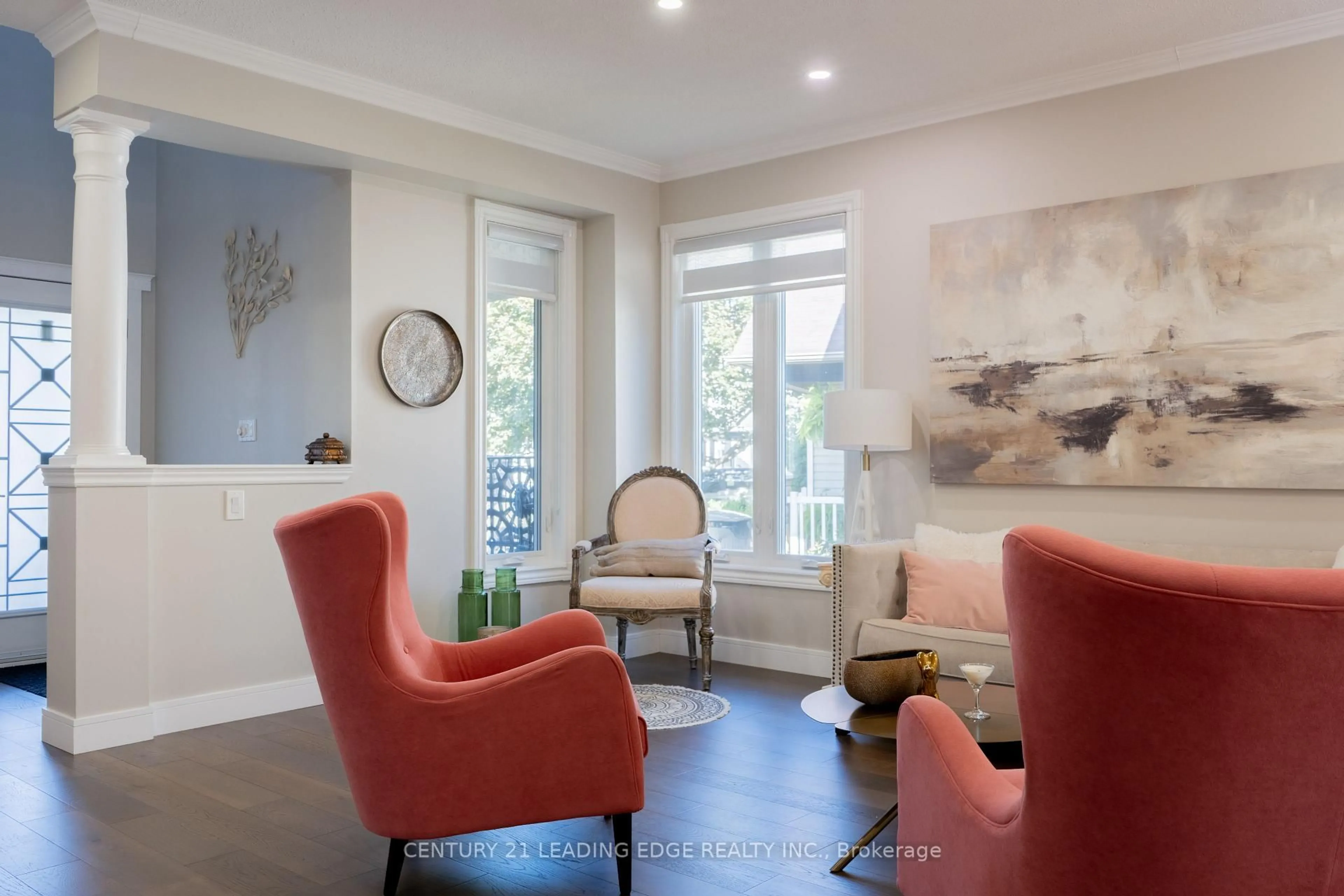 Living room with furniture, unknown for 53 Ault Cres, Whitby Ontario L1M 2G7