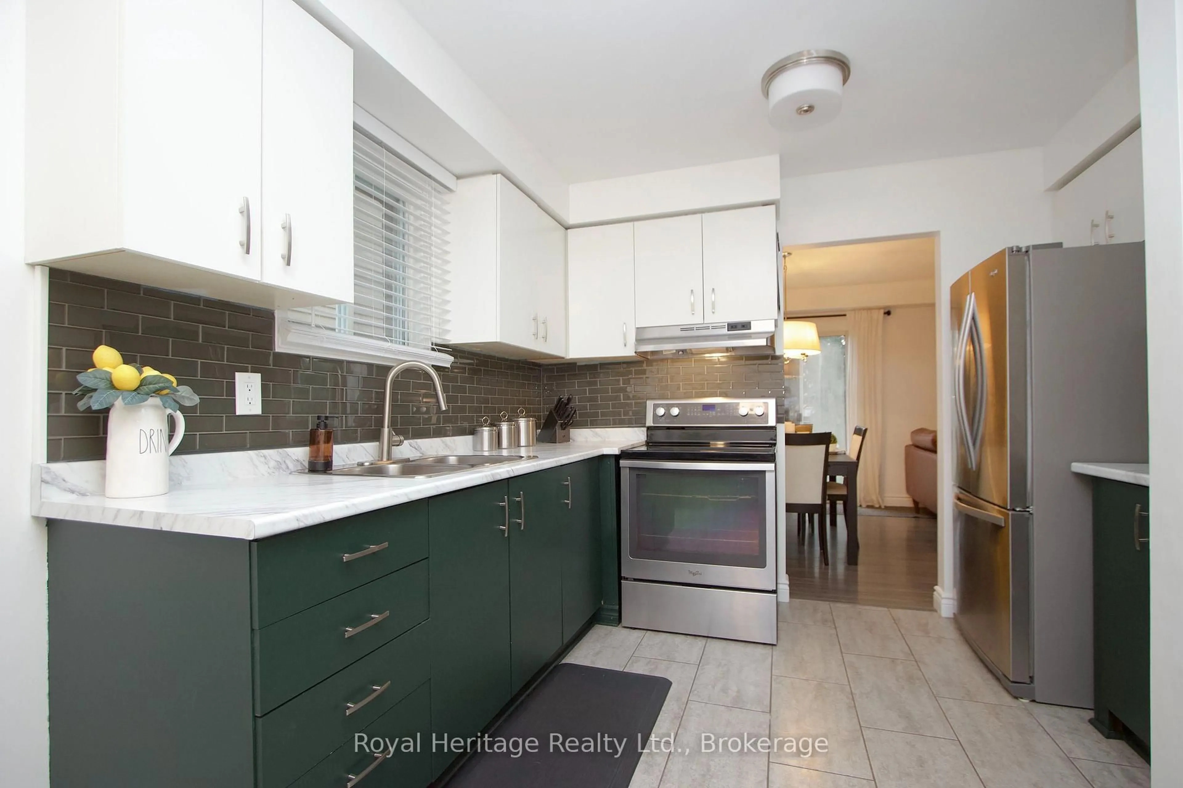 Standard kitchen, ceramic/tile floor for 11 Harman Dr, Ajax Ontario L1S 5H4