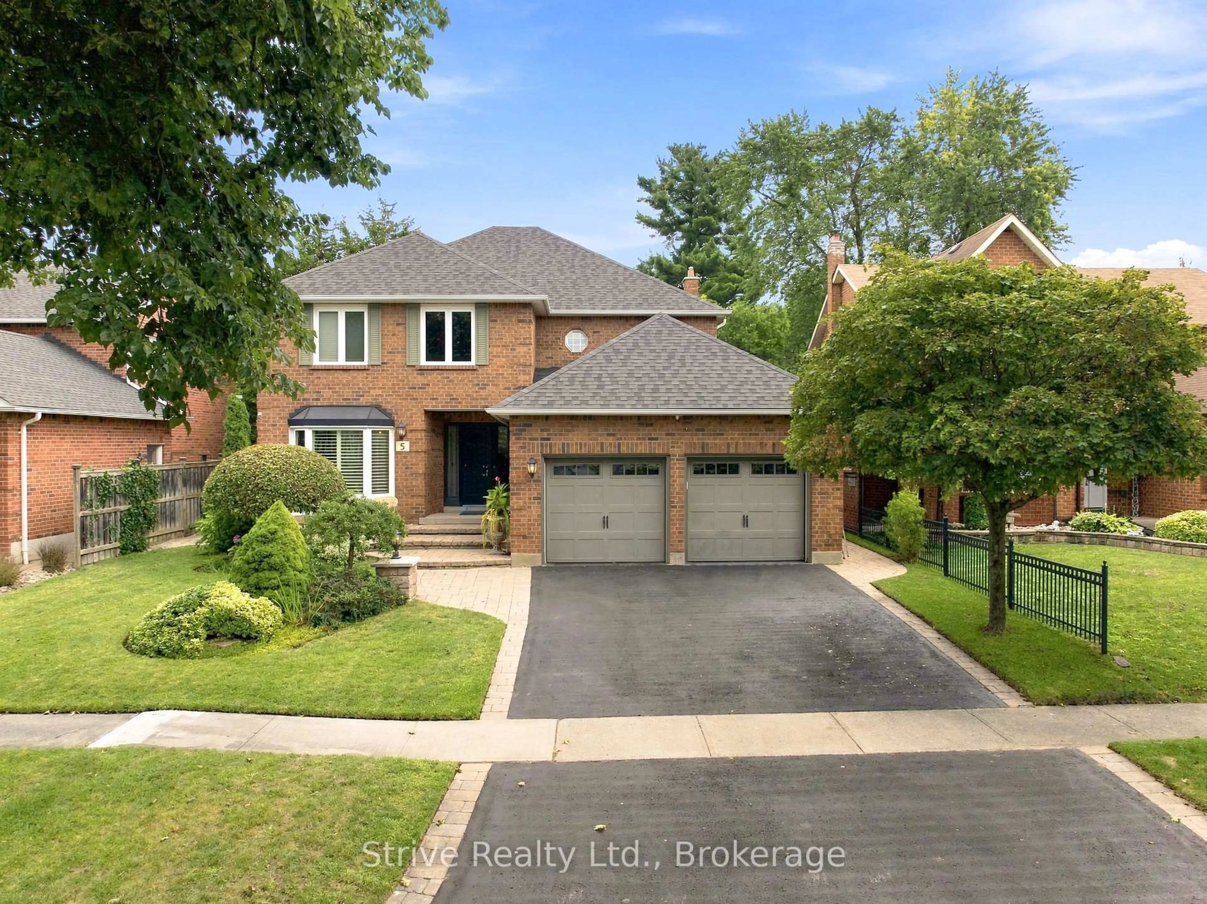 Home with brick exterior material, street for 5 Carriage Lane, Clarington Ontario L1E 1J9