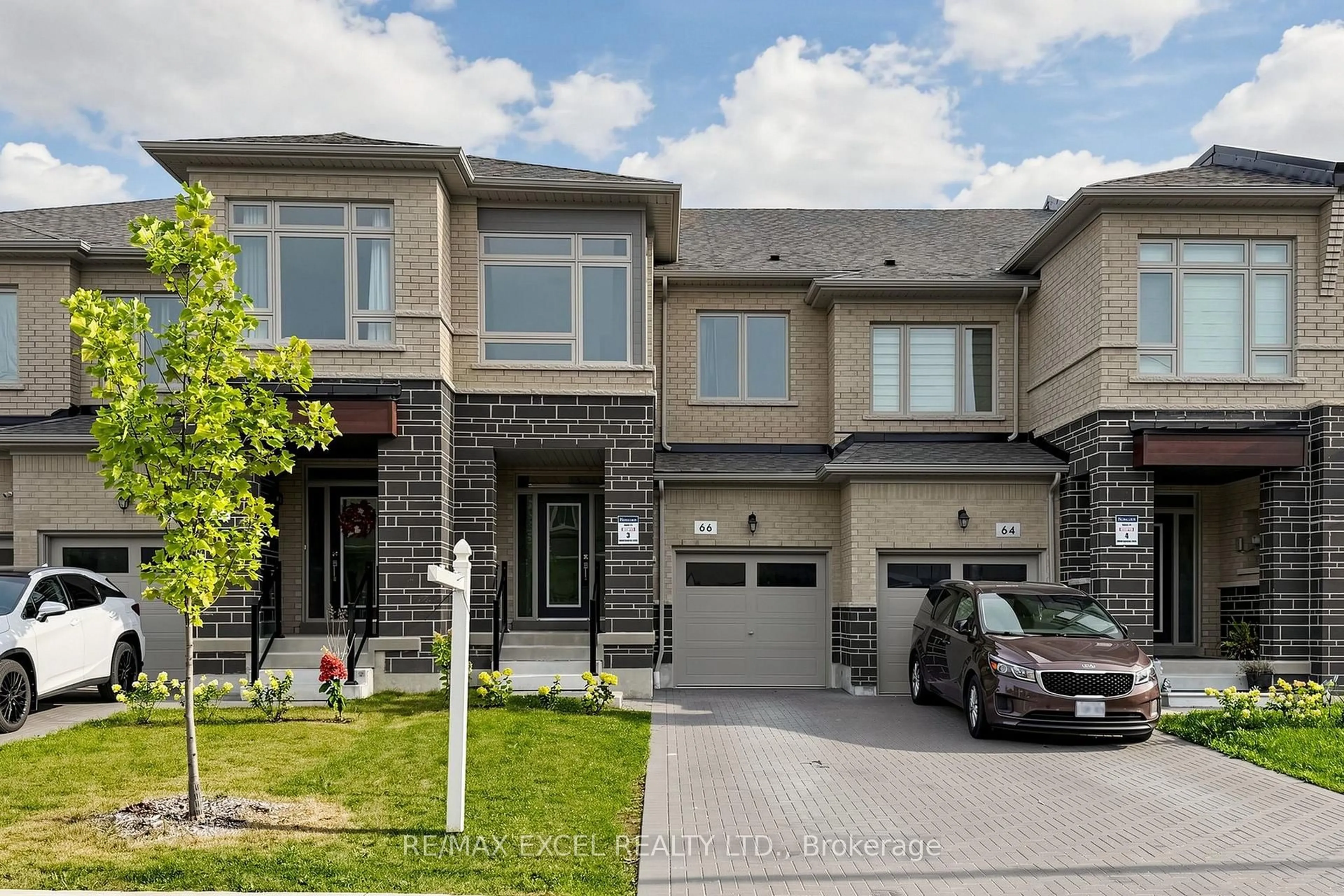 Home with brick exterior material, street for 66 Mountainside Cres, Whitby Ontario L1R 0P4