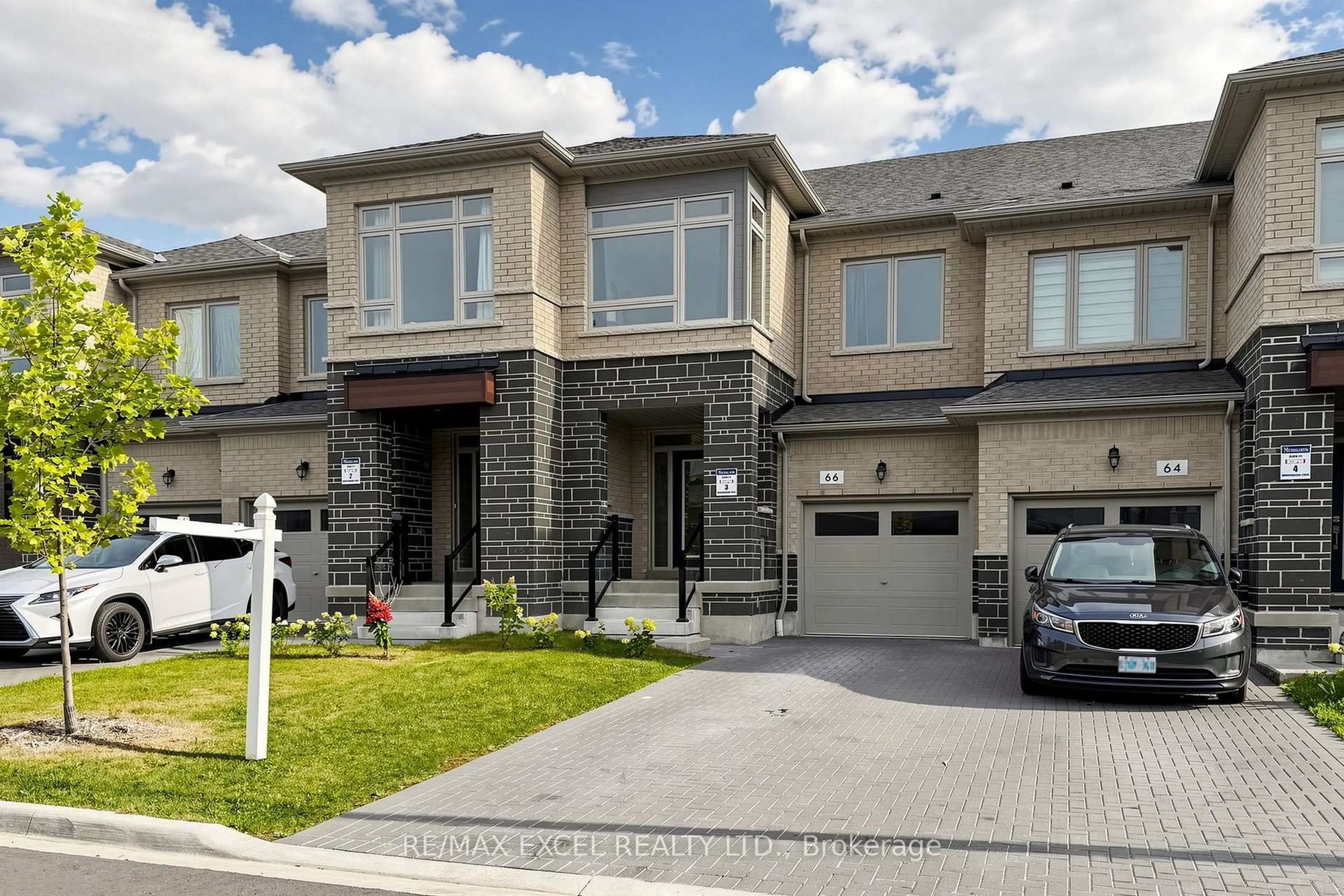 Home with brick exterior material, street for 66 Mountainside Cres, Whitby Ontario L1R 0P4
