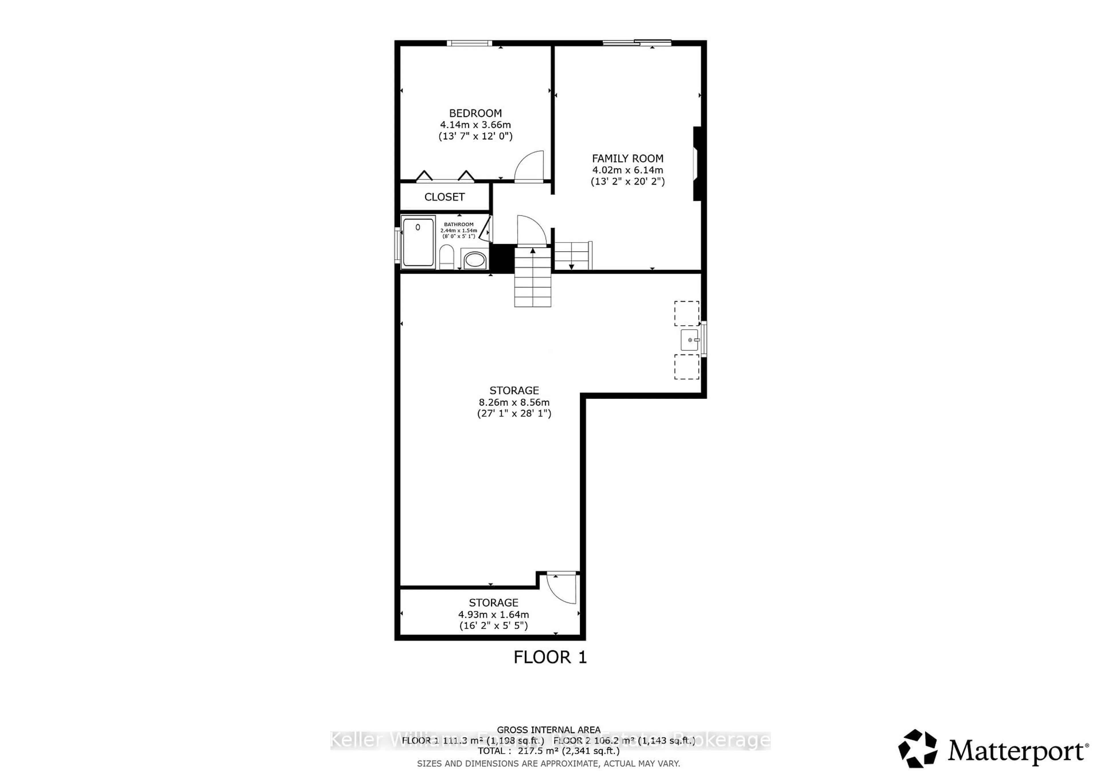 Floor plan for 460 Labrador Dr, Oshawa Ontario L1H 7E9