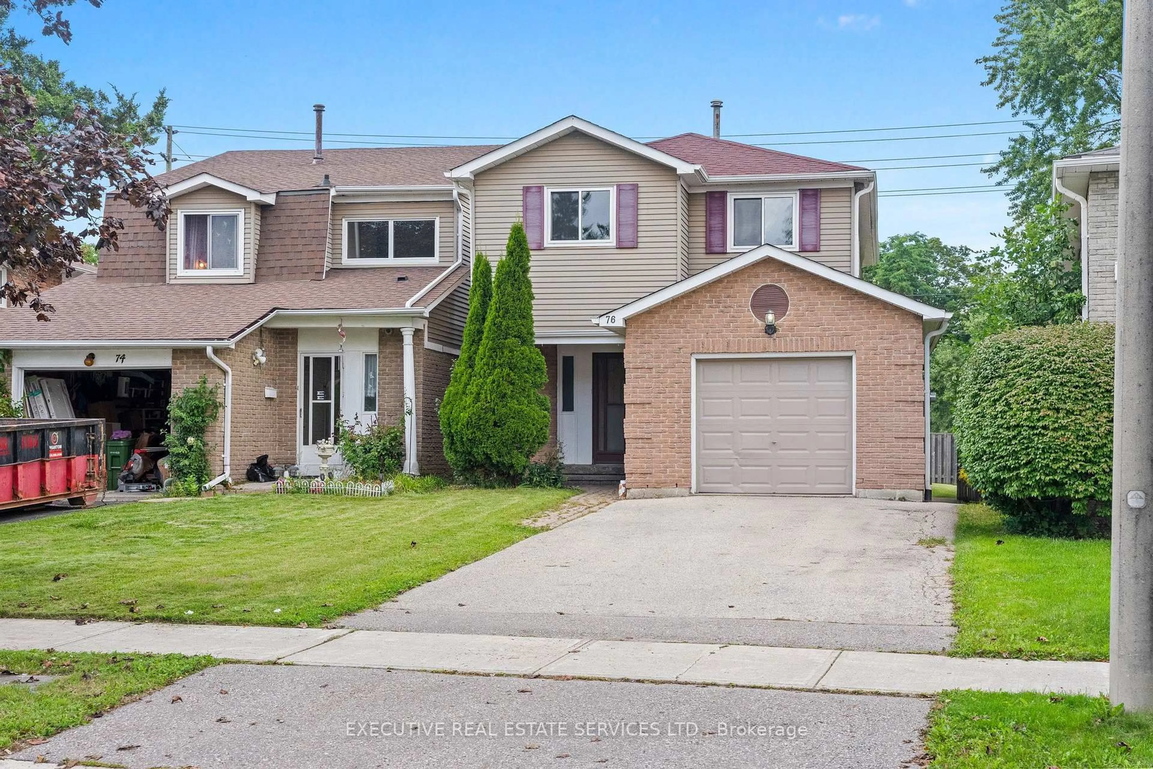 Home with brick exterior material, street for 76 Lionhead Tr, Toronto Ontario M1B 2J6