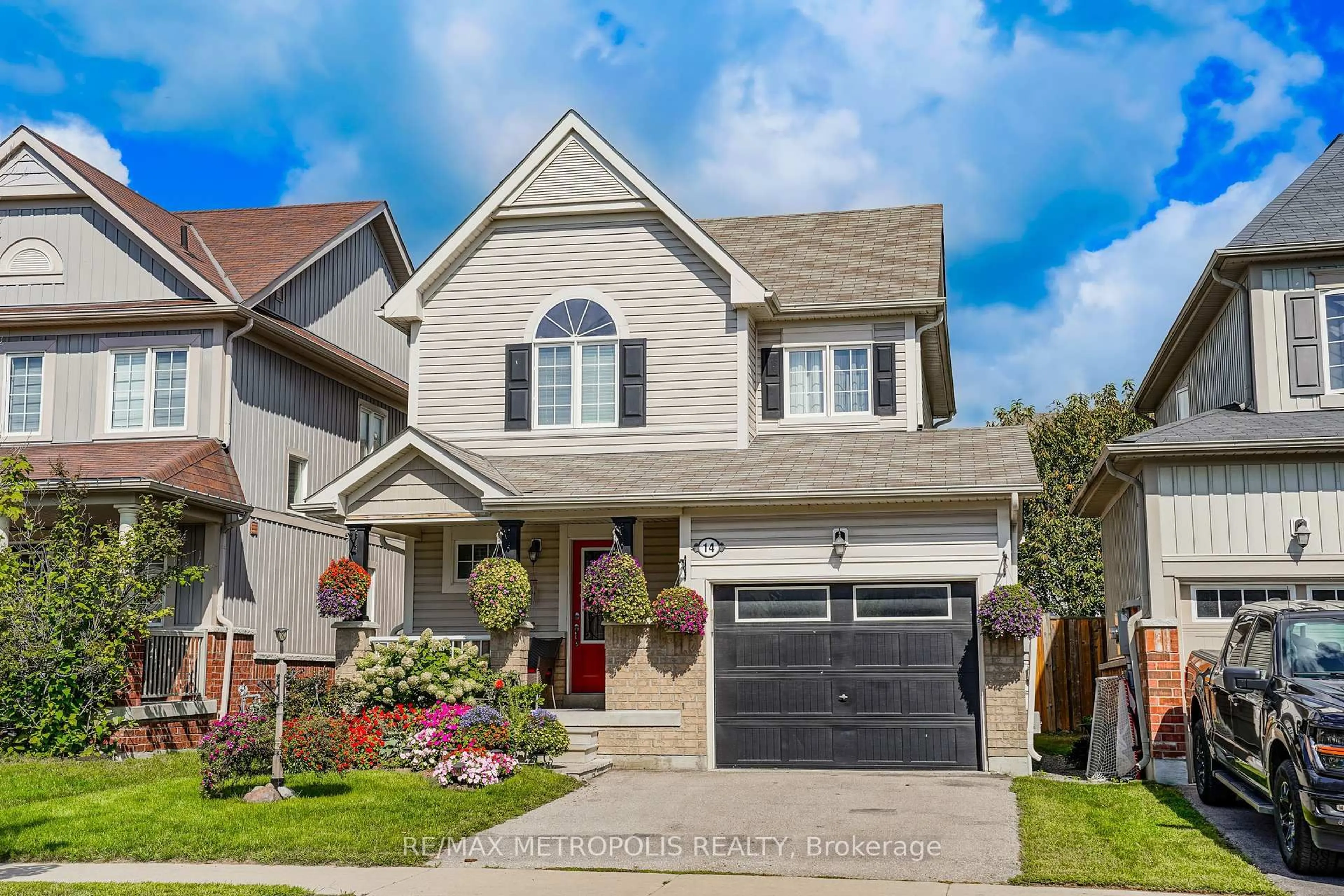 Home with brick exterior material, street for 14 Richard Davies Cres, Clarington Ontario L1C 0N9