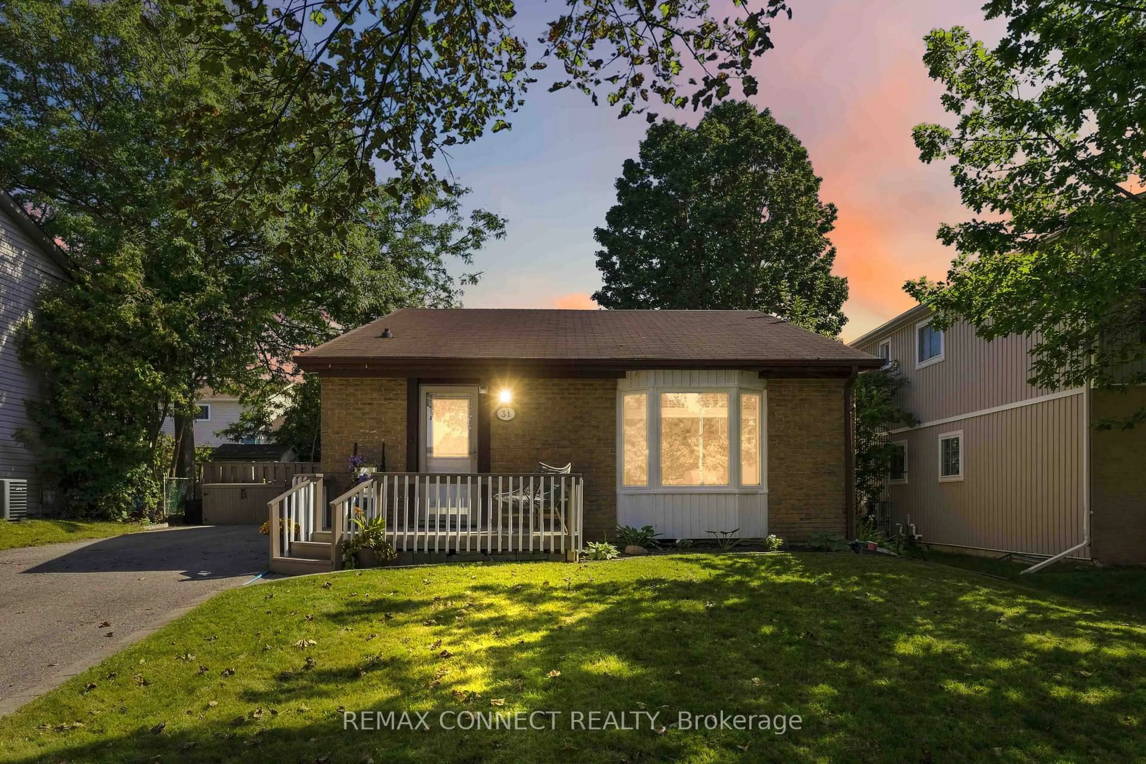 Home with brick exterior material, street for 31 Roser Cres, Clarington Ontario L1C 3N7