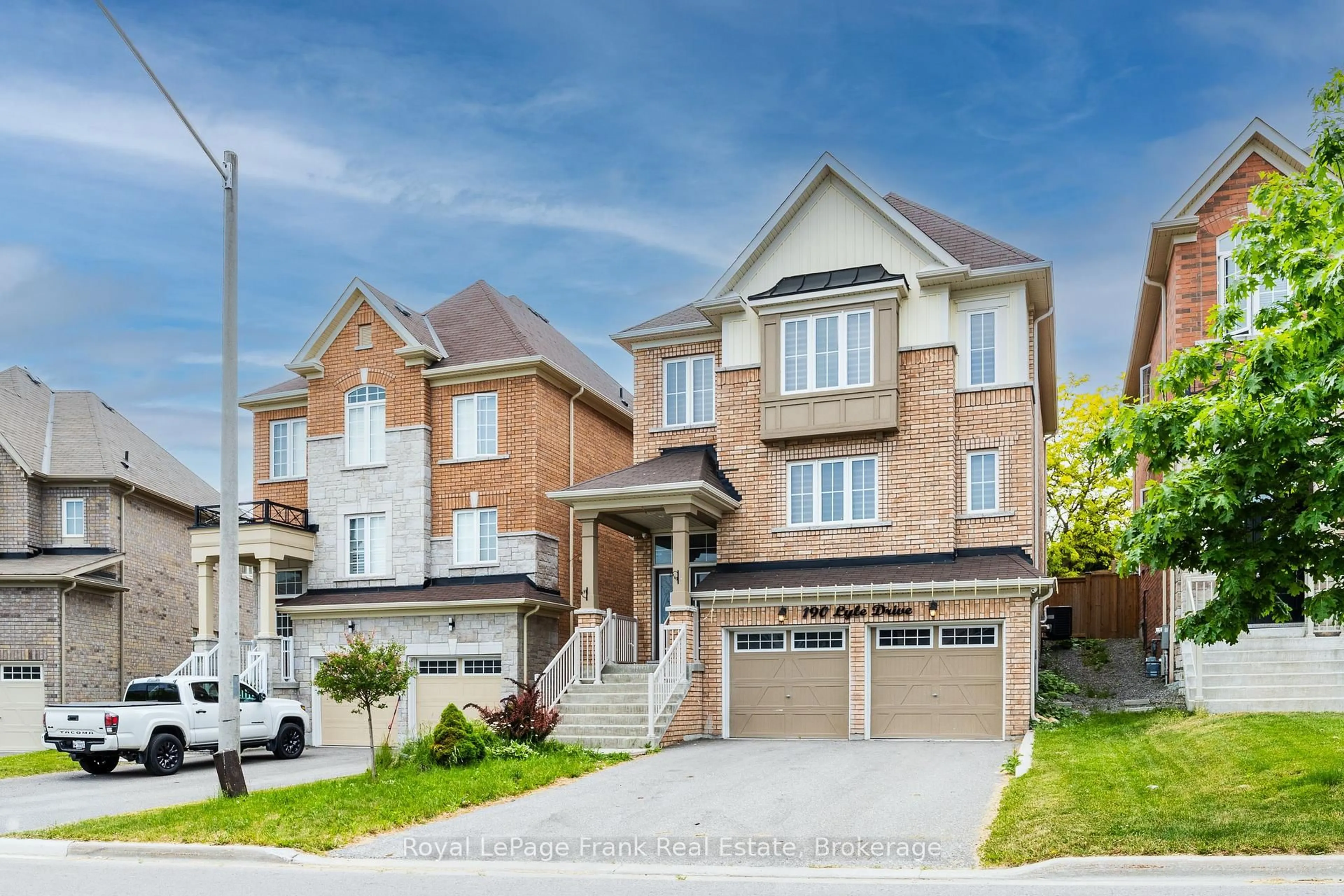 Home with brick exterior material, street for 190 Lyle Dr, Clarington Ontario L1C 0V8