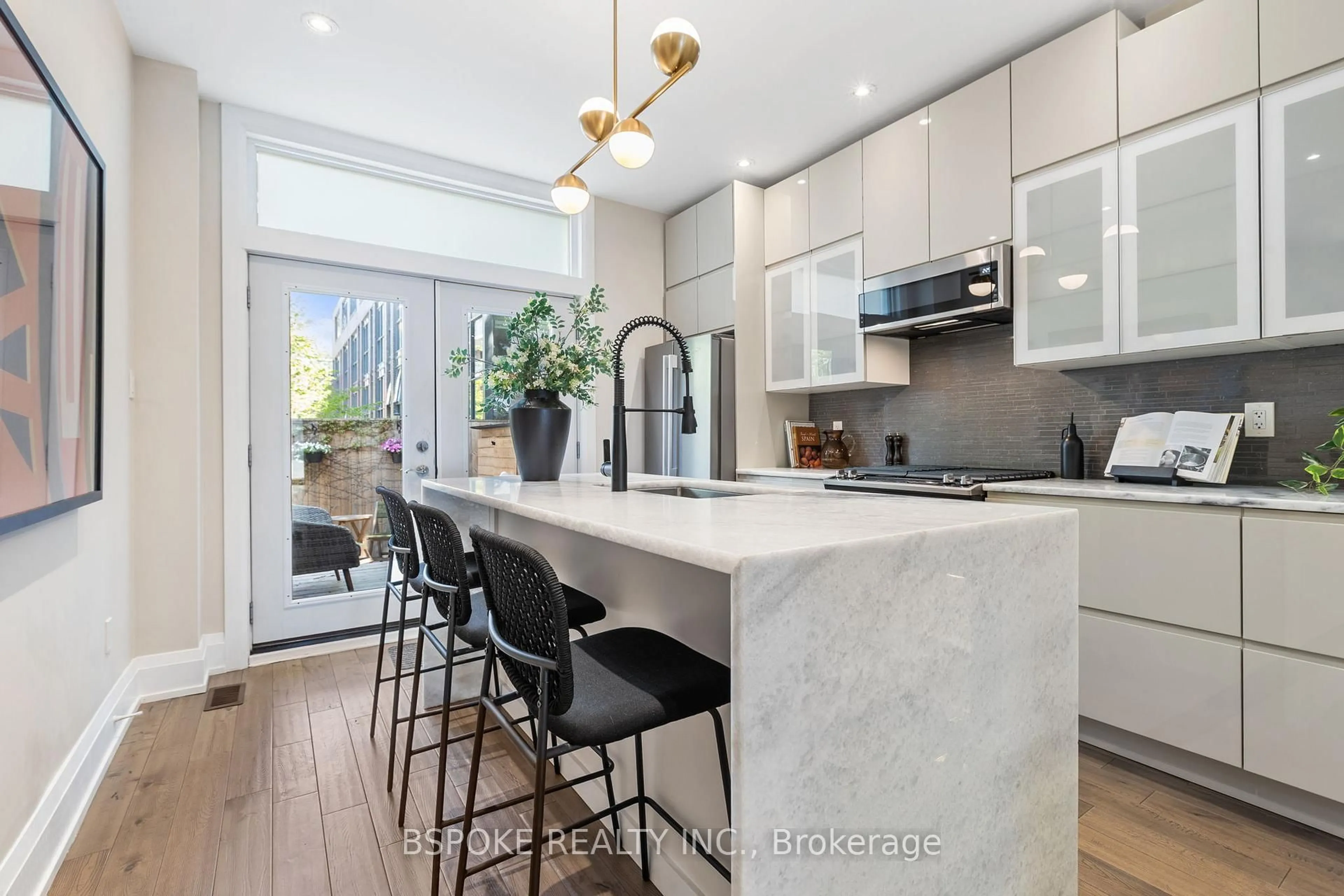 Open concept kitchen, unknown for 75 Laing St, Toronto Ontario M4L 2N4