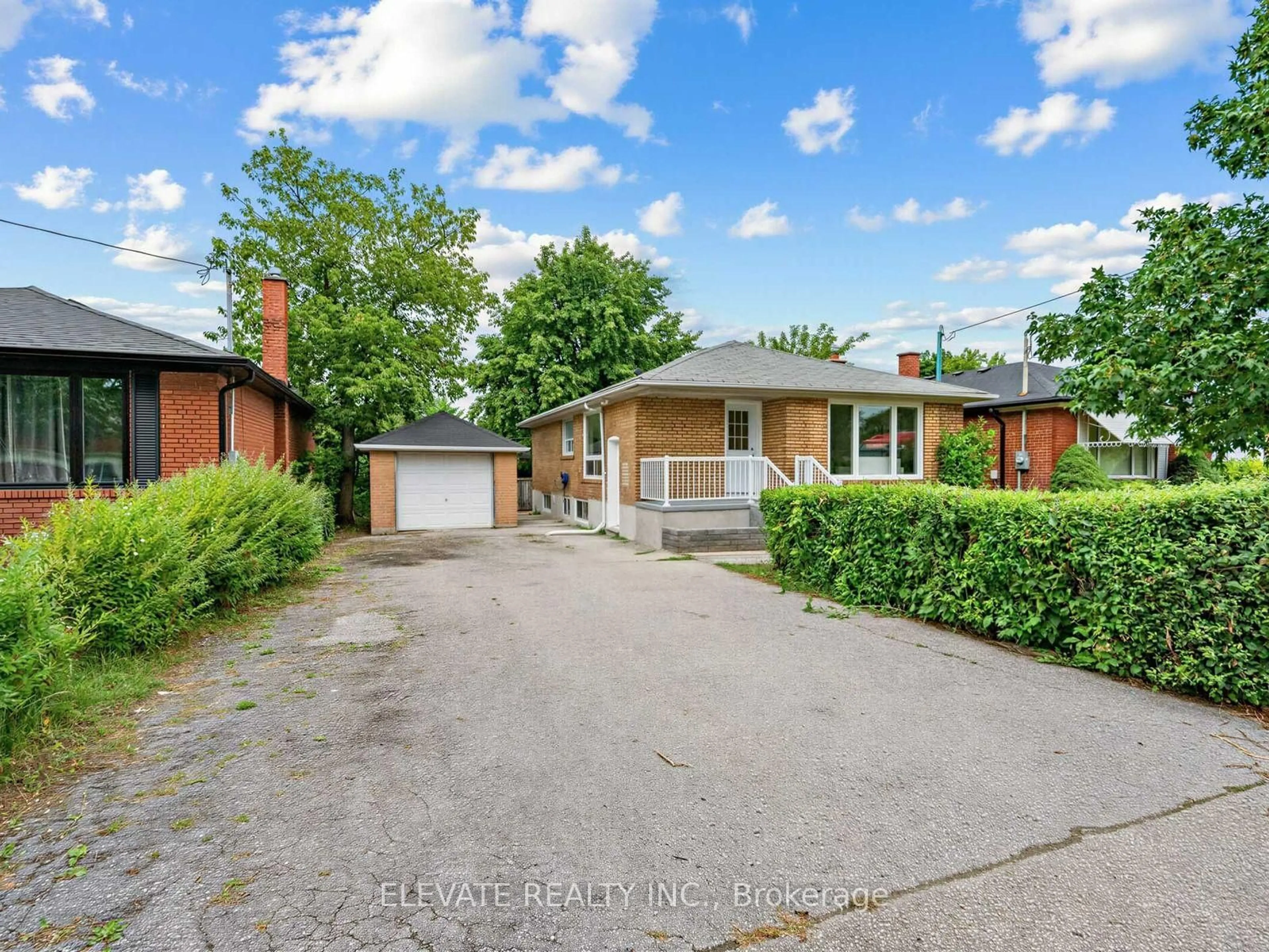 A pic from outside/outdoor area/front of a property/back of a property/a pic from drone, street for 730 Danforth Rd, Toronto Ontario M1K 1G5