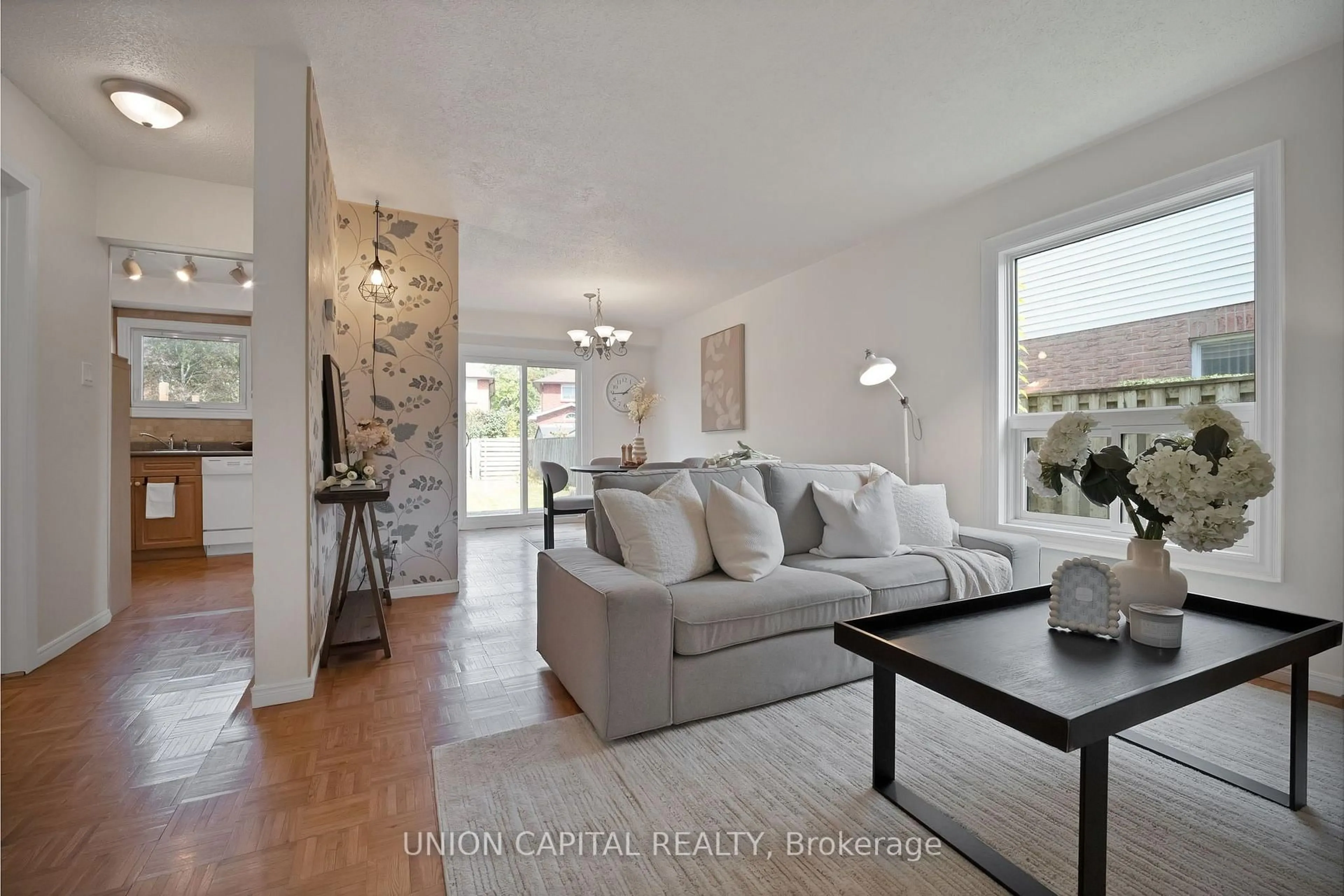 Living room with furniture, unknown for 73 Humphrey Dr, Ajax Ontario L1S 4Y8