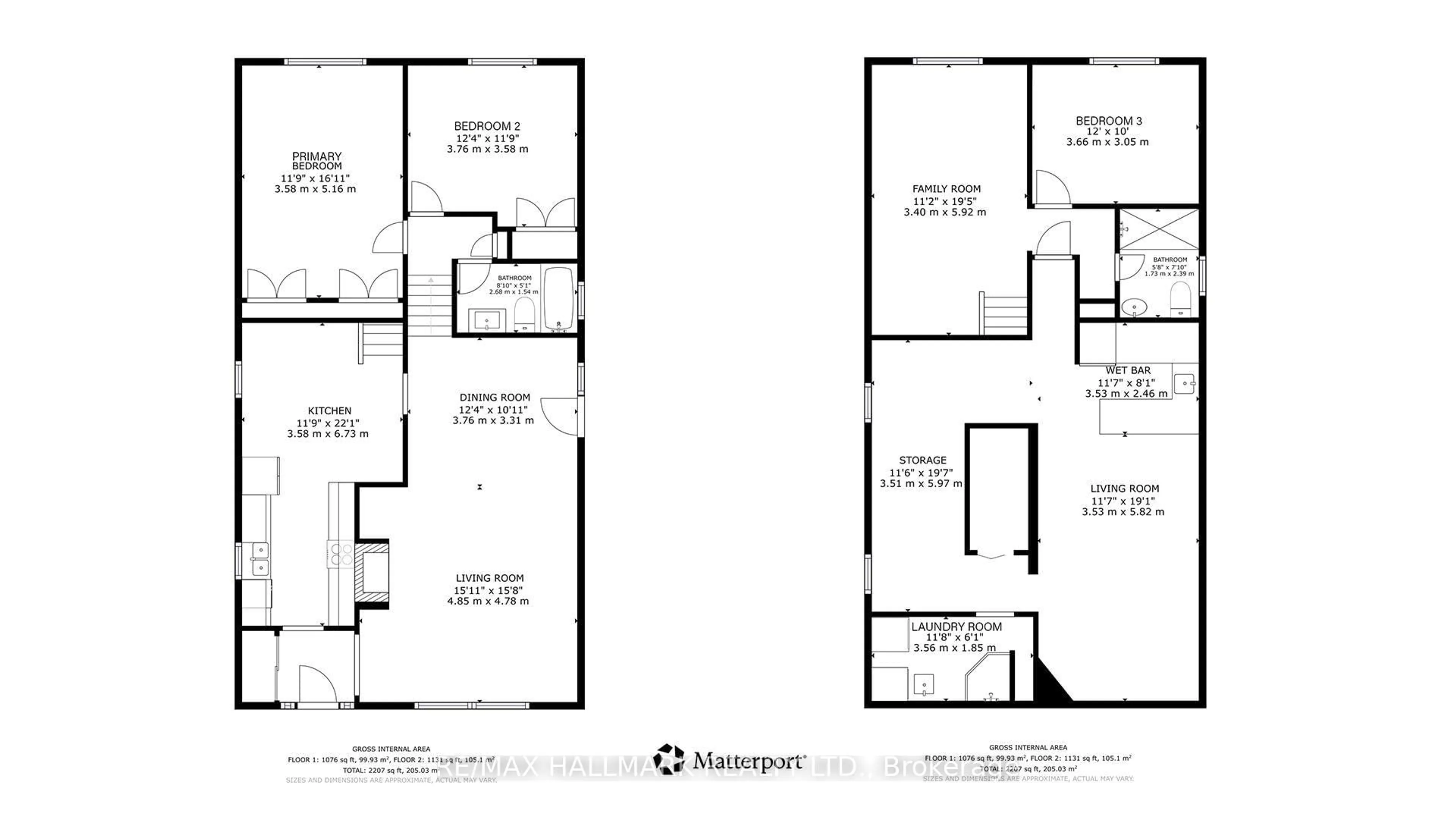Floor plan for 117 Clappison Blvd, Toronto Ontario M1C 2H3