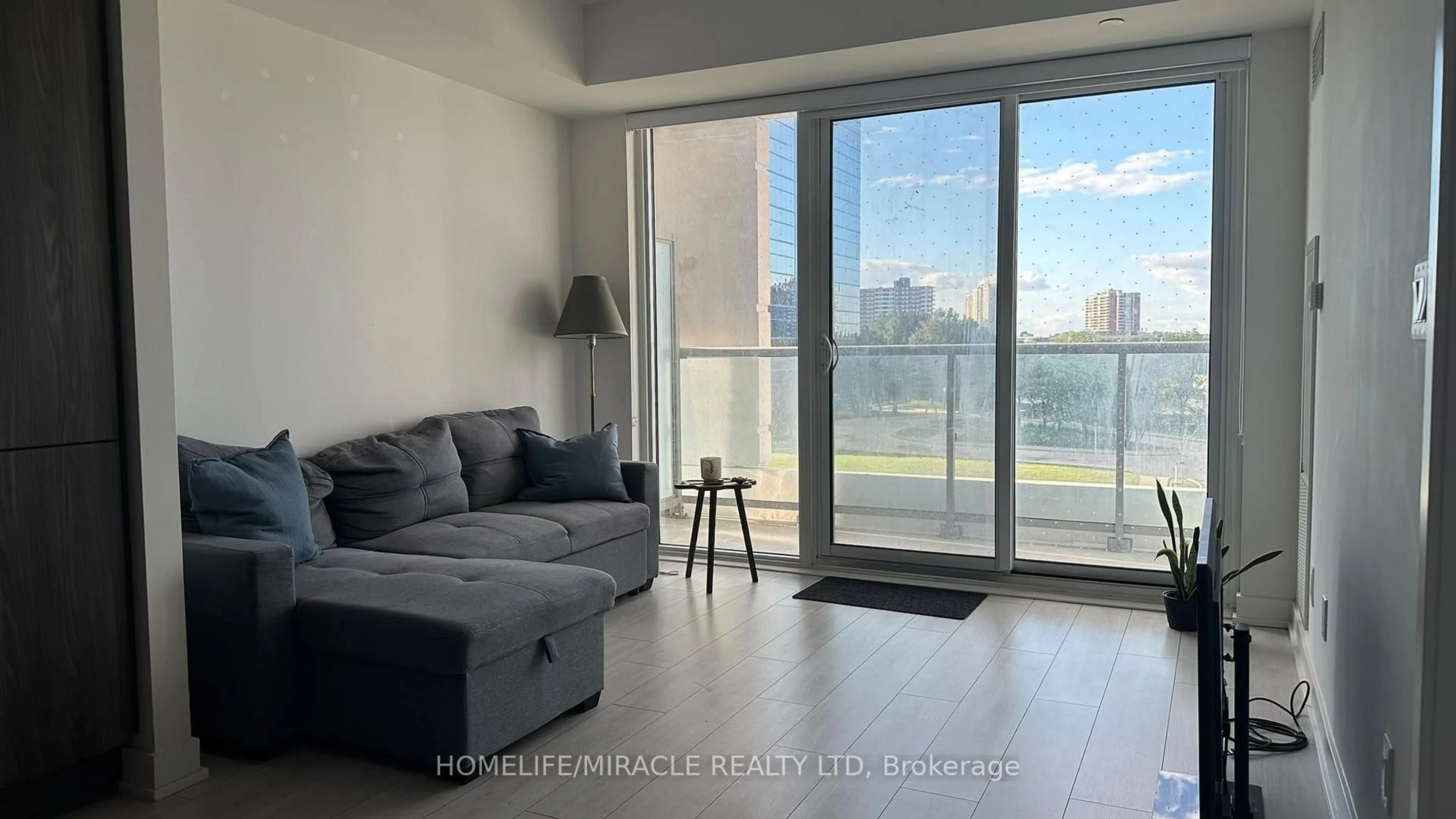 Living room with furniture, unknown for 2033 Kennedy Rd #516, Toronto Ontario M1T 0B9