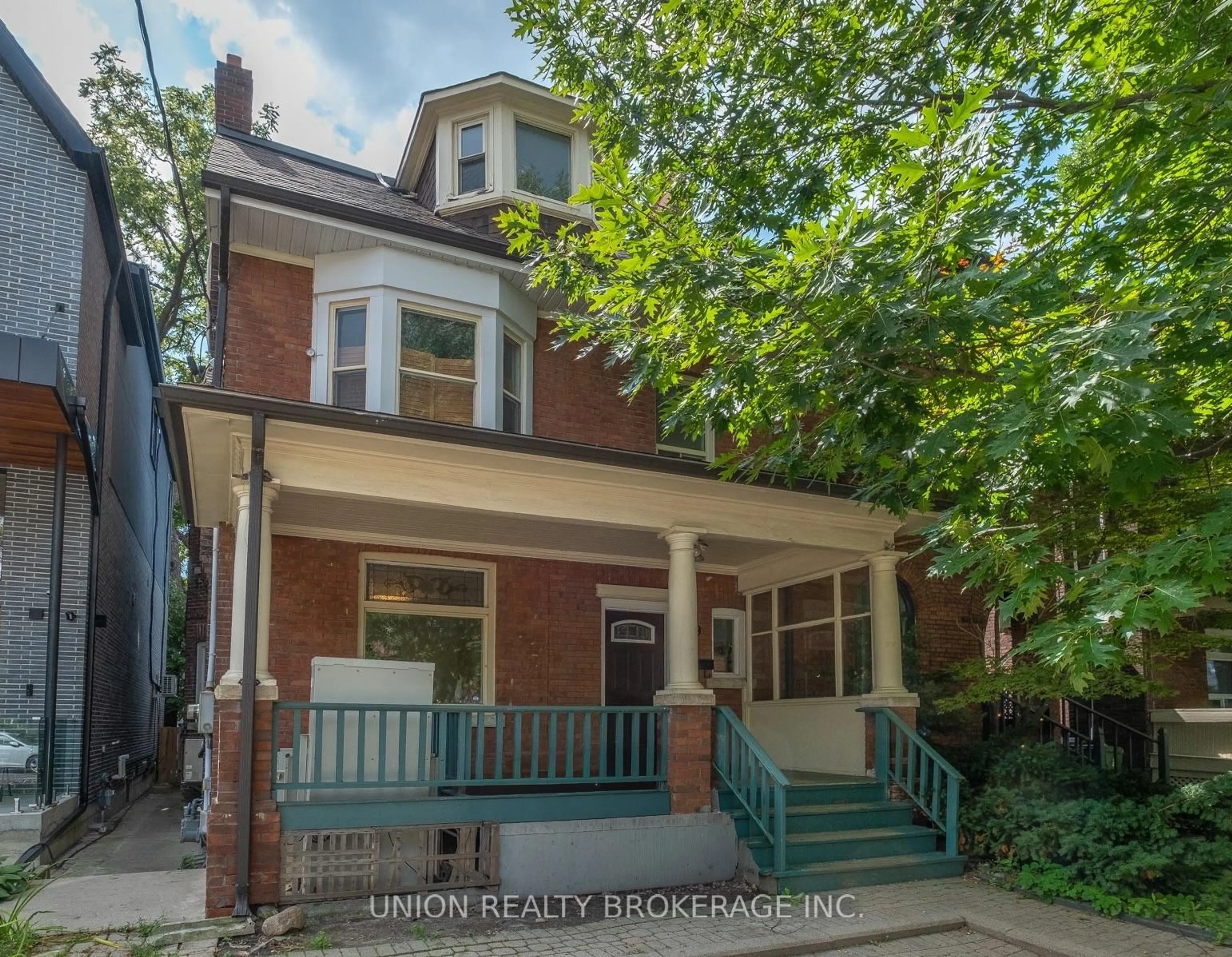 Home with brick exterior material, street for 9 Simpson Ave, Toronto Ontario M4K 1A1