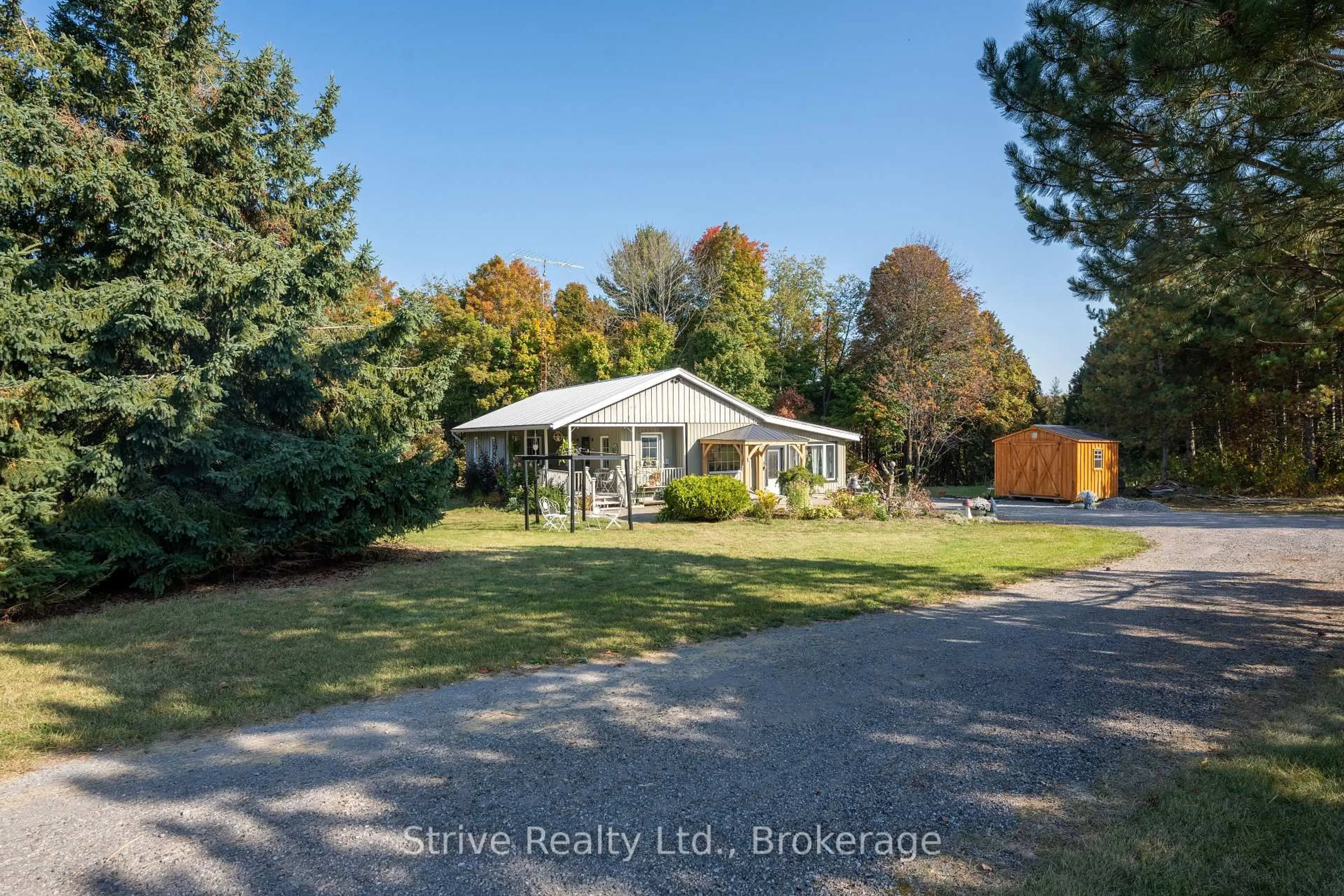 A pic from outside/outdoor area/front of a property/back of a property/a pic from drone, unknown for 5659 Gilmore Rd, Clarington Ontario L0A 1J0