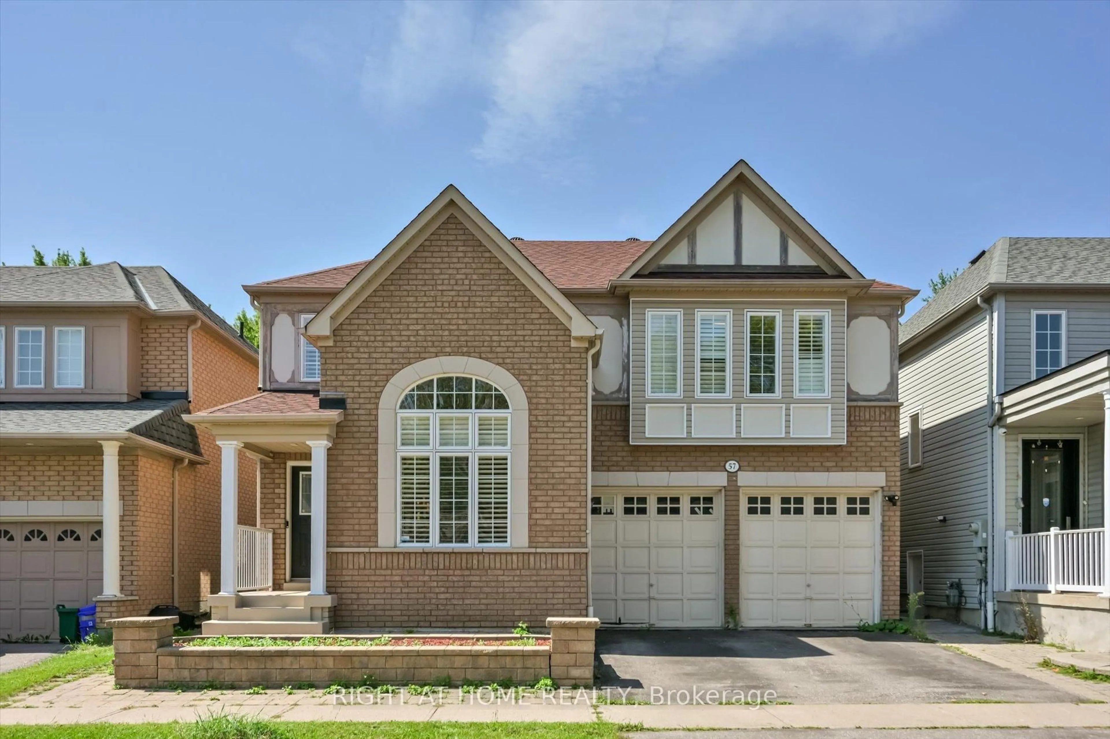 Home with brick exterior material, street for 57 Hopkinson Cres, Ajax Ontario L1T 4G4