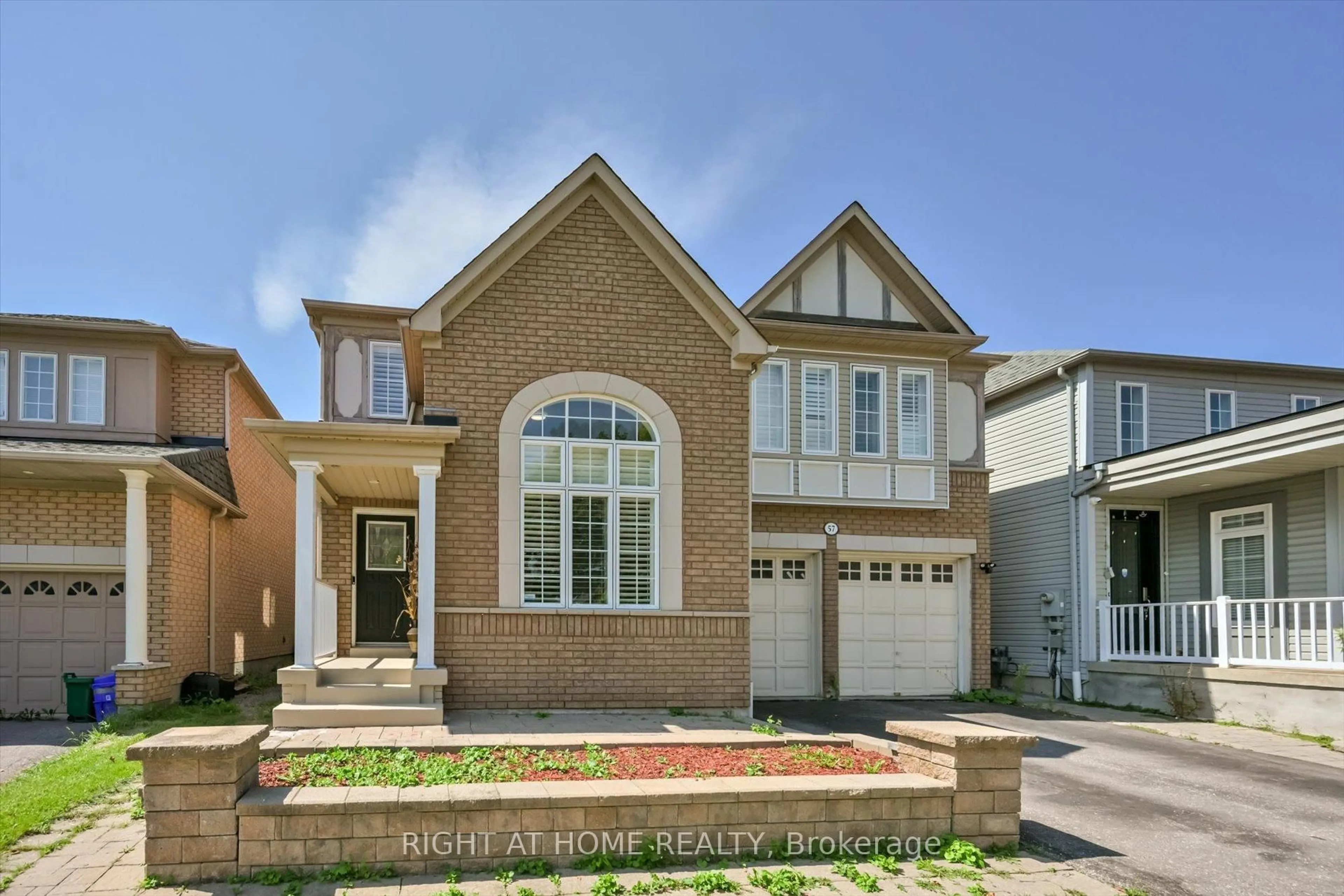 Home with brick exterior material, street for 57 Hopkinson Cres, Ajax Ontario L1T 4G4