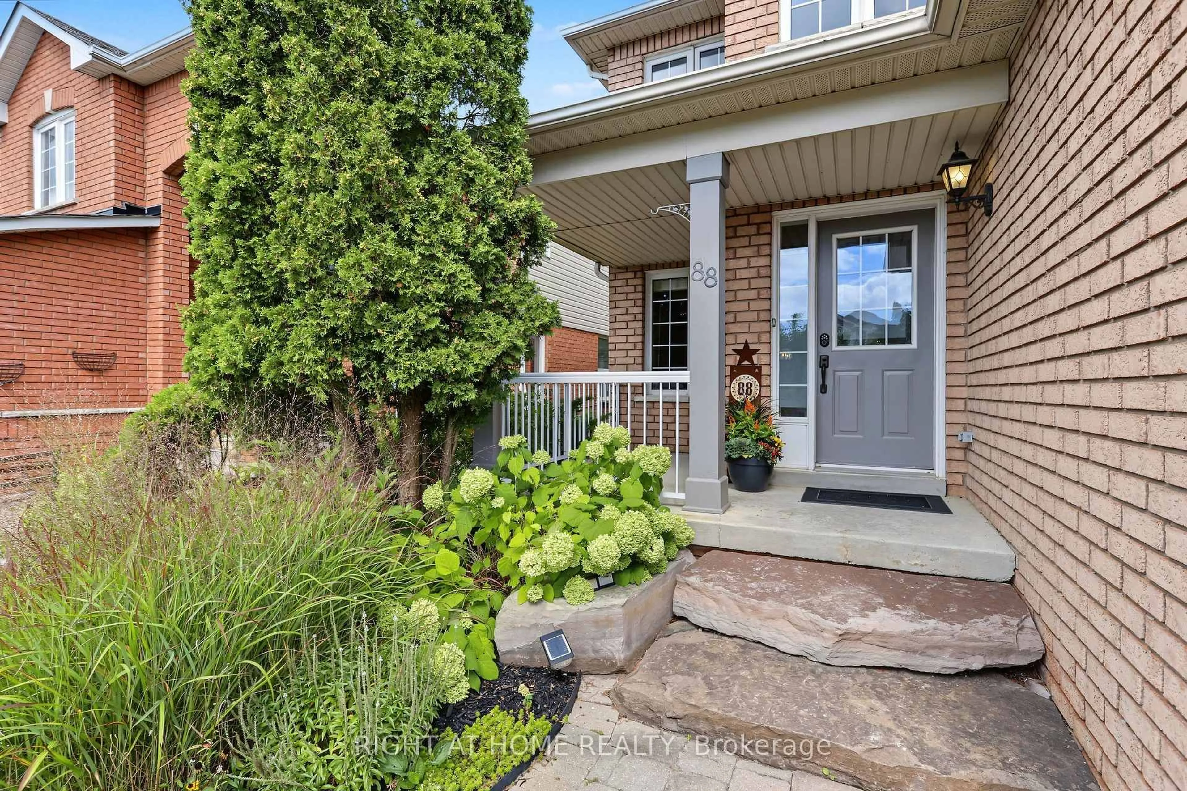 Home with brick exterior material, street for 88 Scottsdale Dr, Clarington Ontario L1C 5G4
