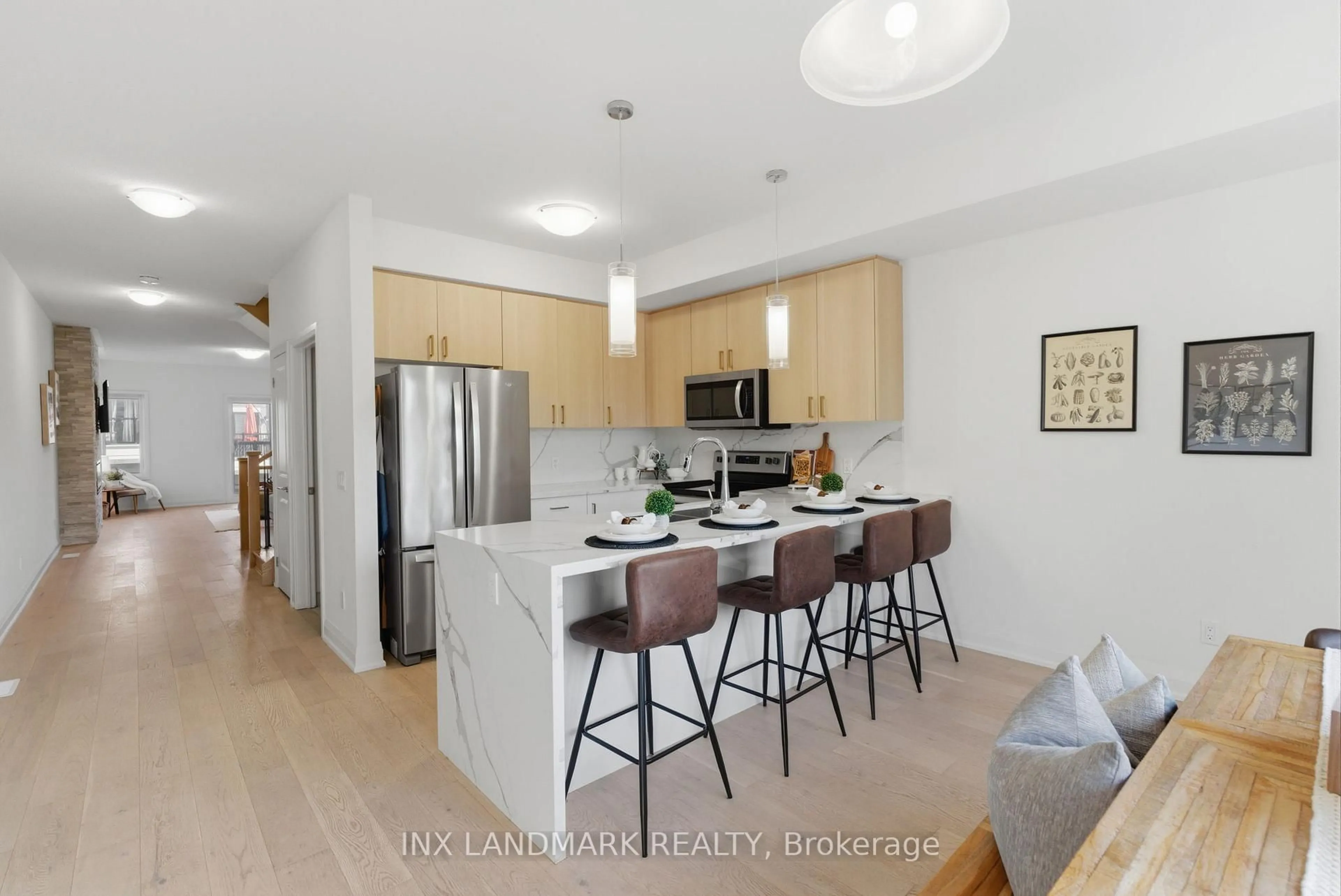 Open concept kitchen, unknown for 30 Gerry Henry Lane, Clarington Ontario L1E 0L8
