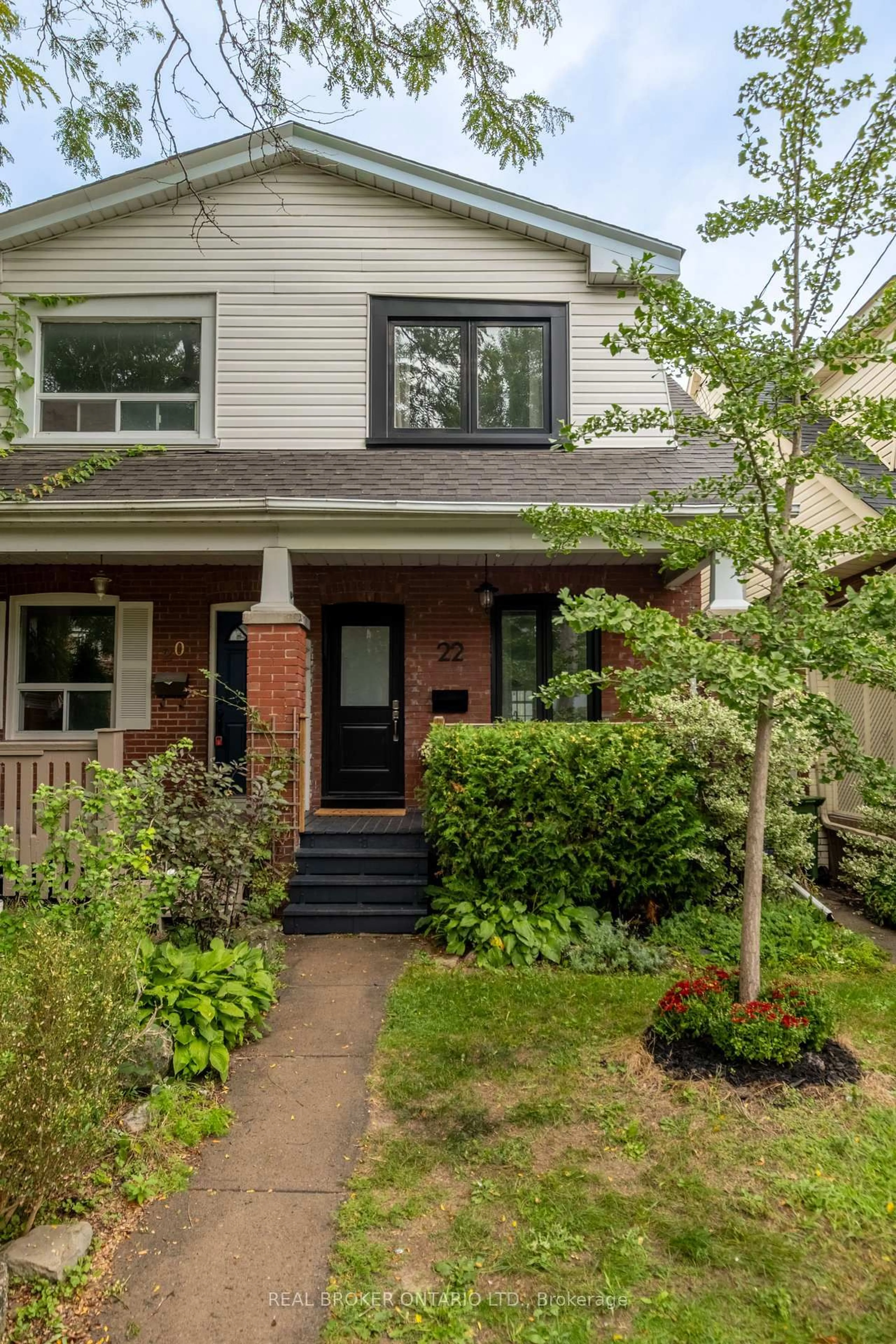 Home with brick exterior material, street for 22 Stephenson Ave, Toronto Ontario M4C 1G1