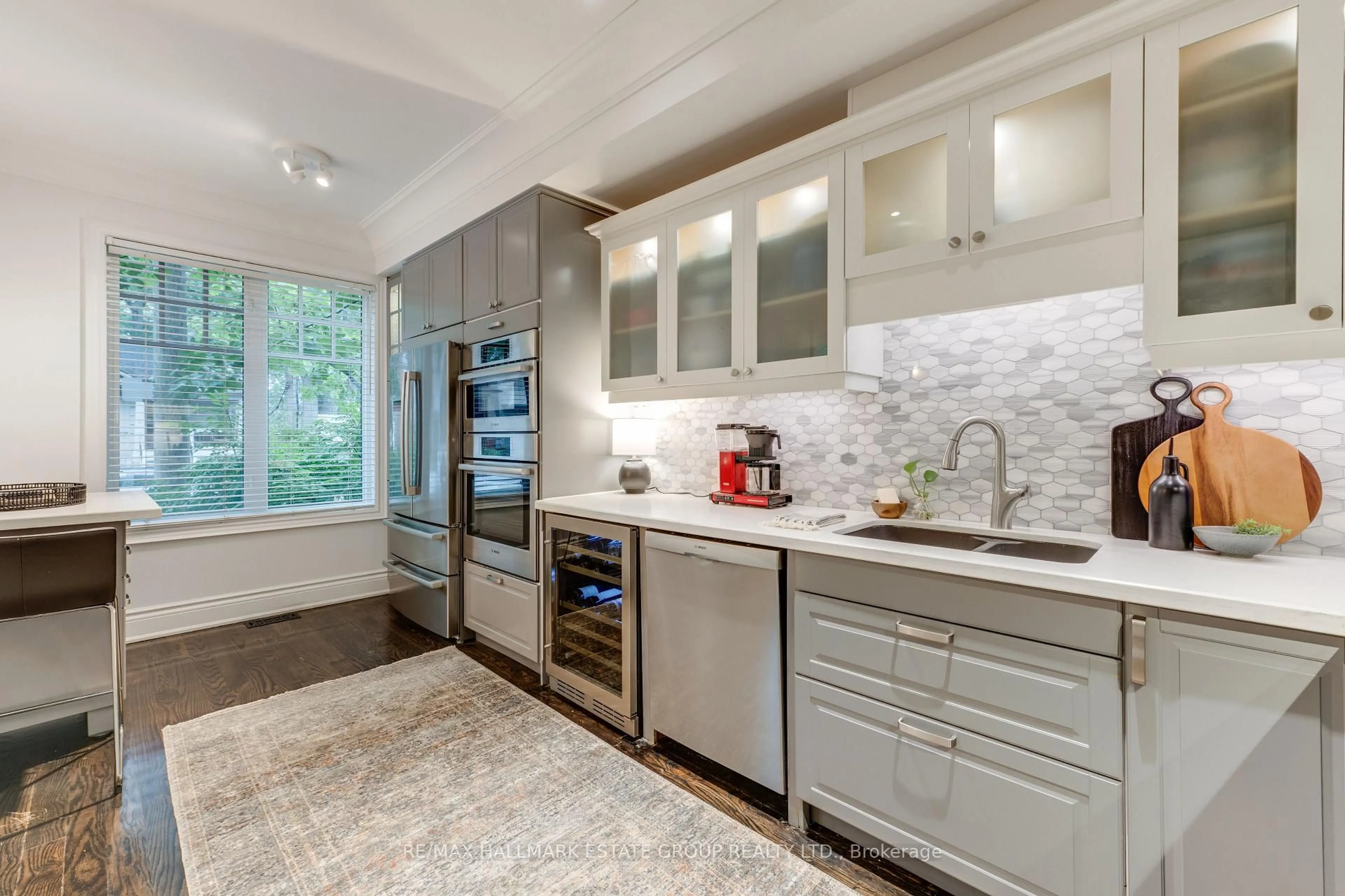 Contemporary kitchen, ceramic/tile floor for 6B Scarborough Rd, Toronto Ontario M4E 3M5