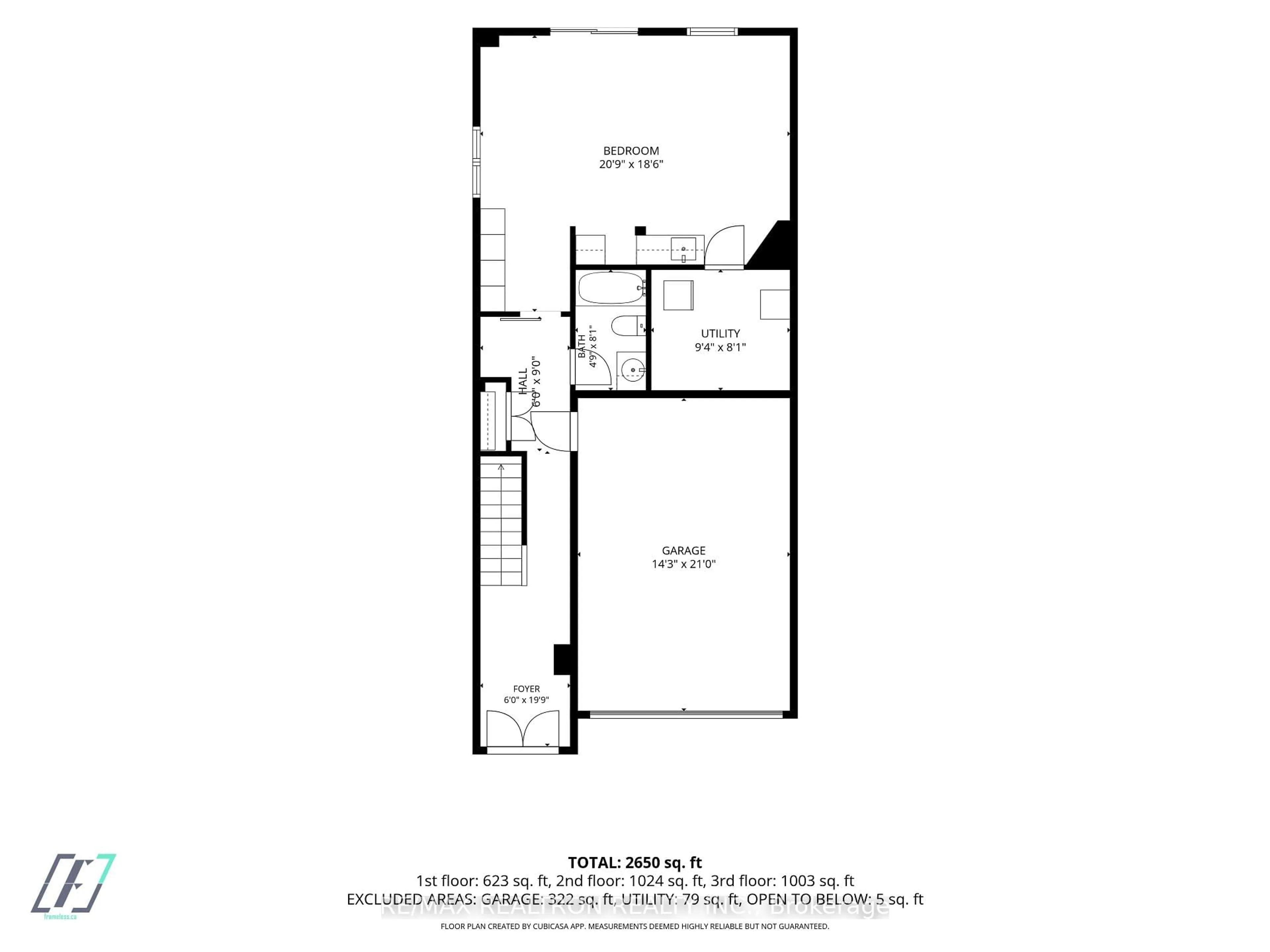 Floor plan for 1548 Winville Rd, Pickering Ontario L1X 0C5