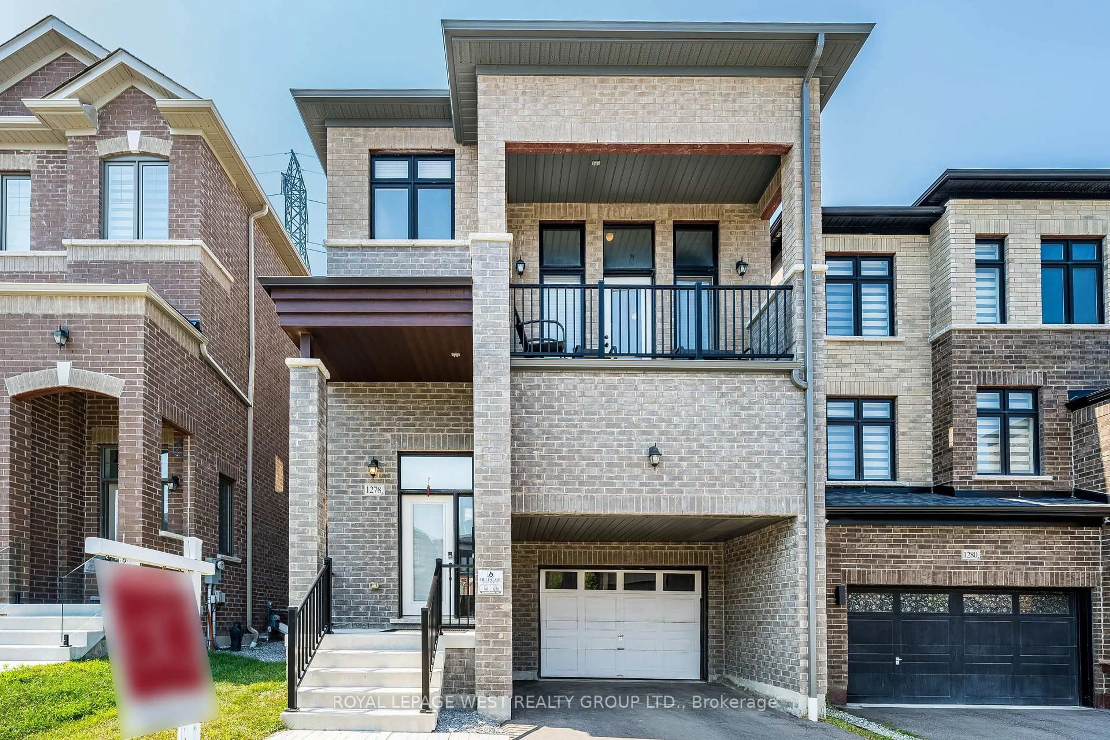 Home with brick exterior material, street for 1278 Aquarius Tr, Pickering Ontario L1X 0L9