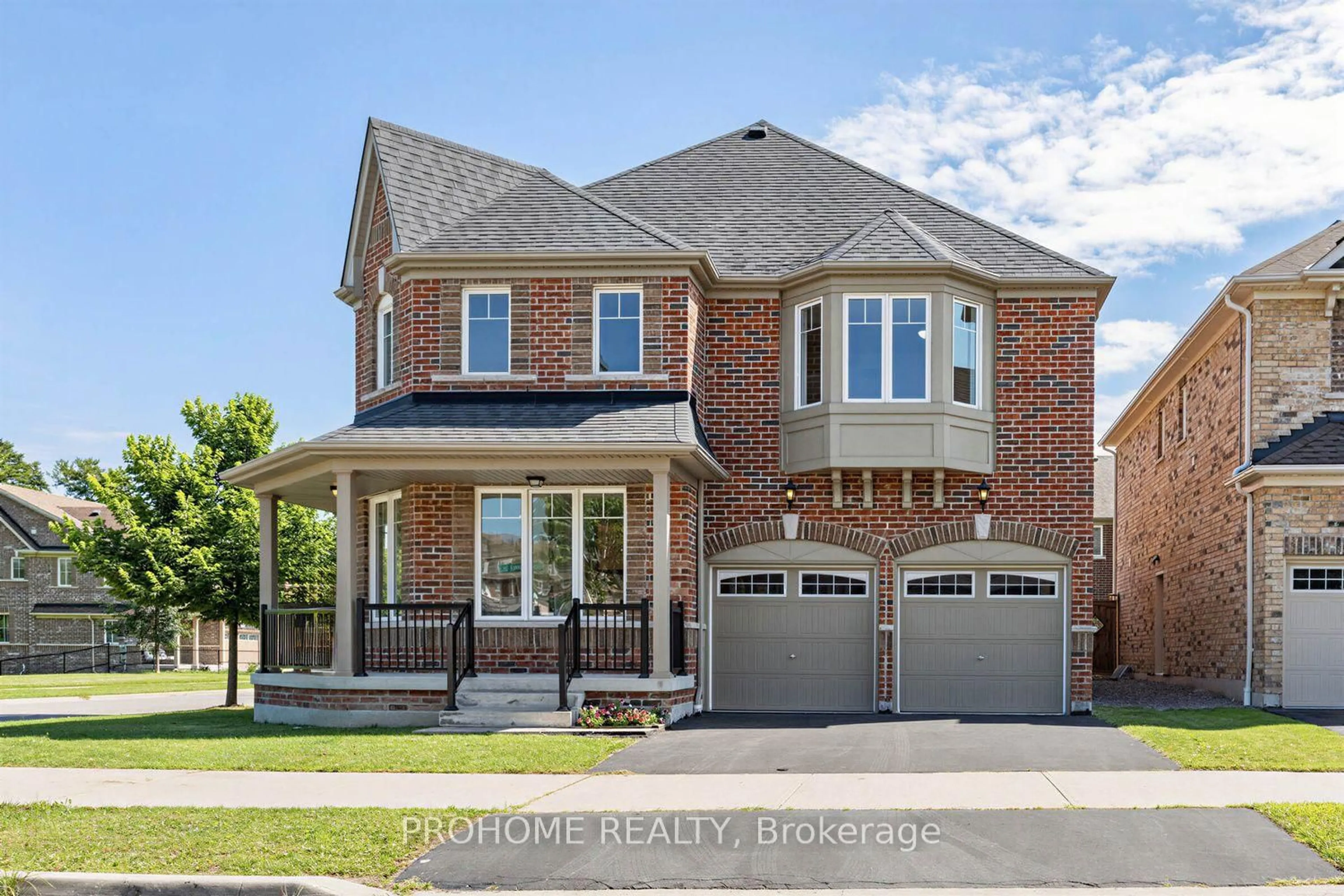 Home with brick exterior material, street for 47 Harper Hill Dr, Ajax Ontario L1Z 0P8