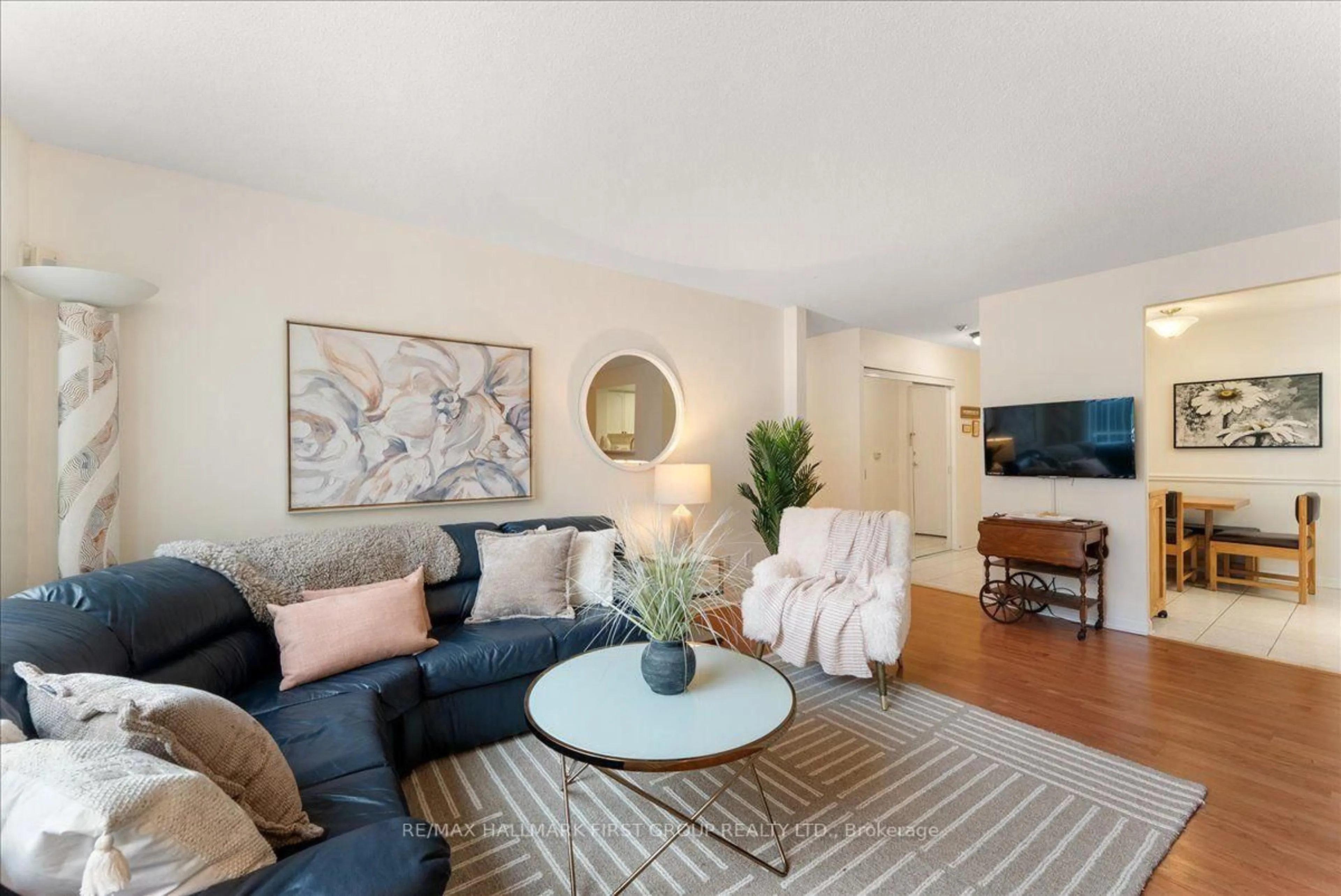 Living room with furniture, unknown for 1400 The Esplanade #607, Pickering Ontario L1V 6V2