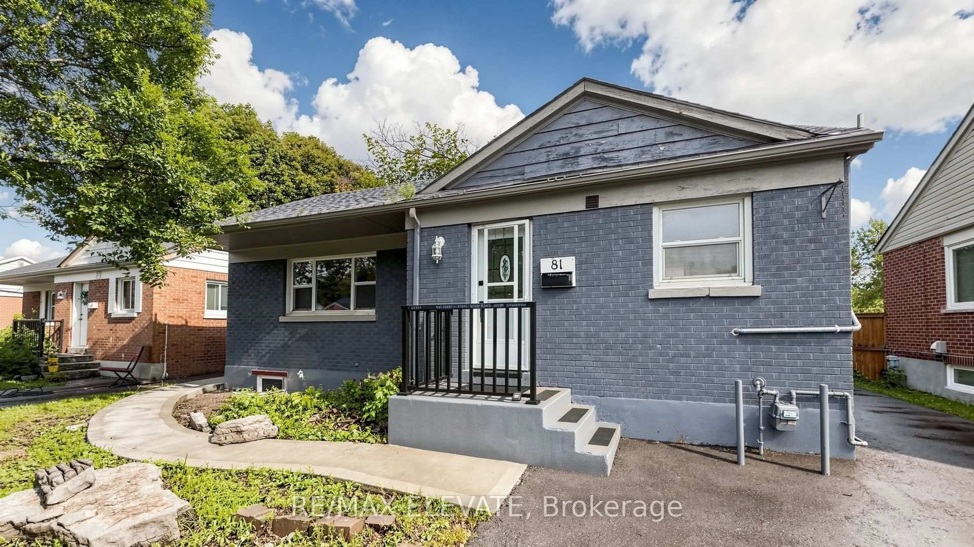 Home with brick exterior material, street for 81 Admiral Rd, Ajax Ontario L1S 2N8