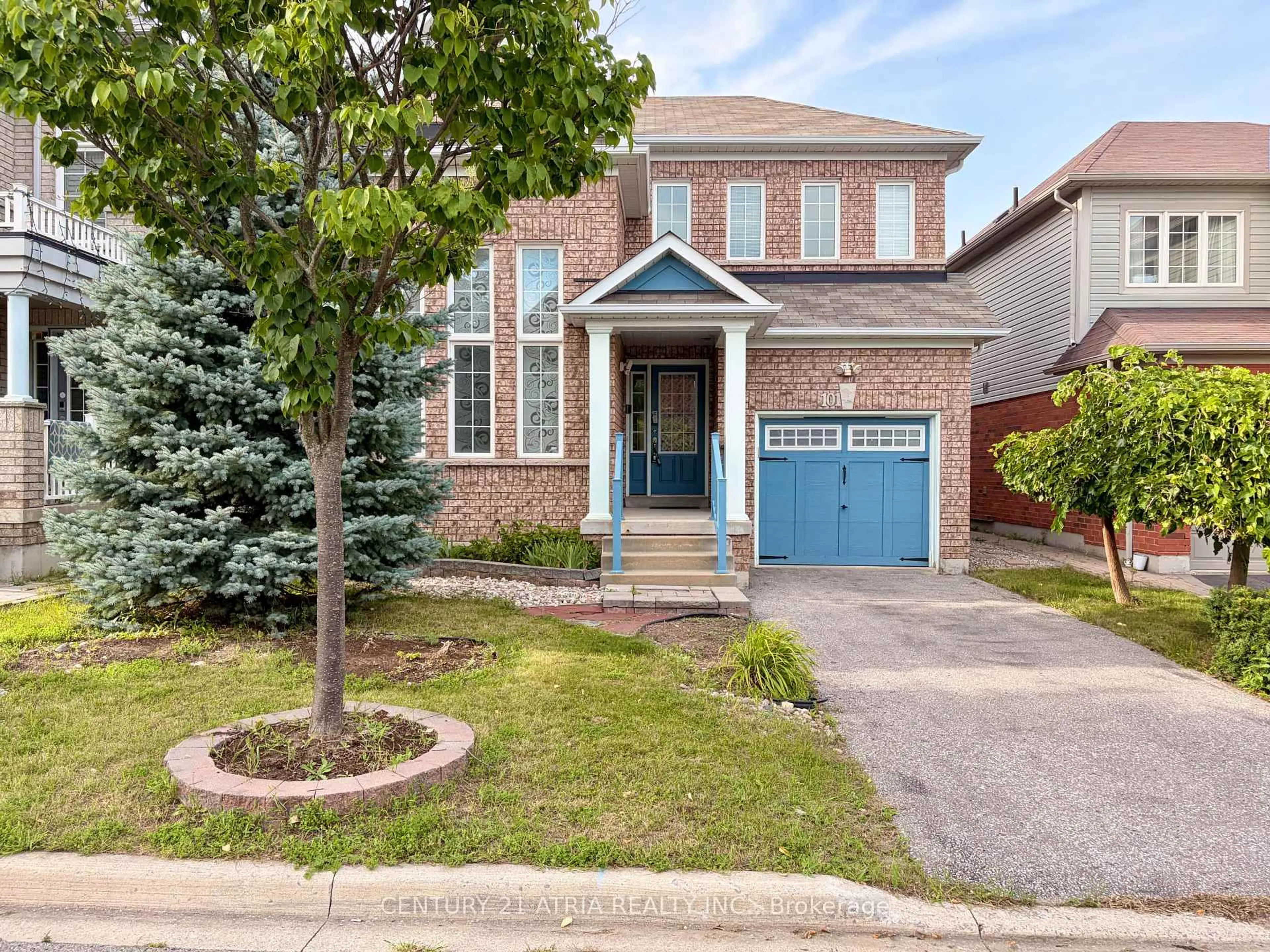 Home with brick exterior material, street for 101 Elliottglen Dr, Ajax Ontario L1Z 0G9