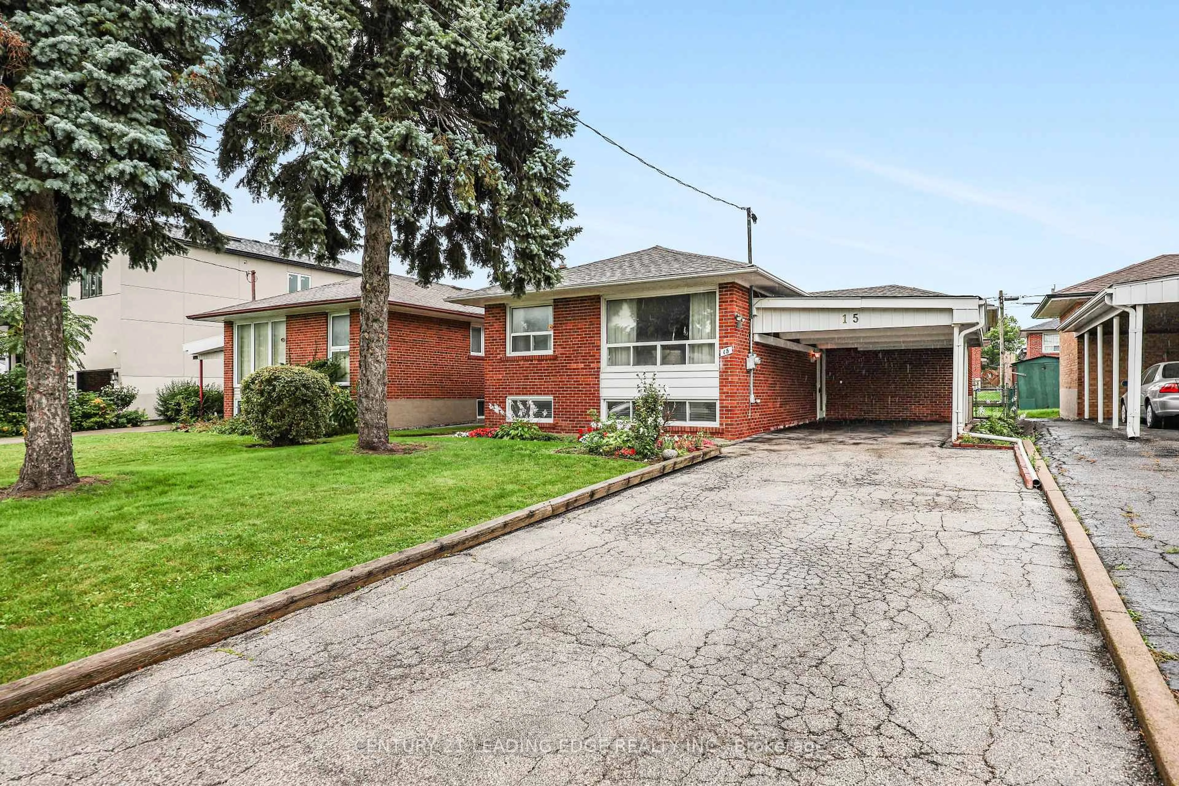 Home with brick exterior material, street for 15 Wetherby Dr, Toronto Ontario M1J 1L5