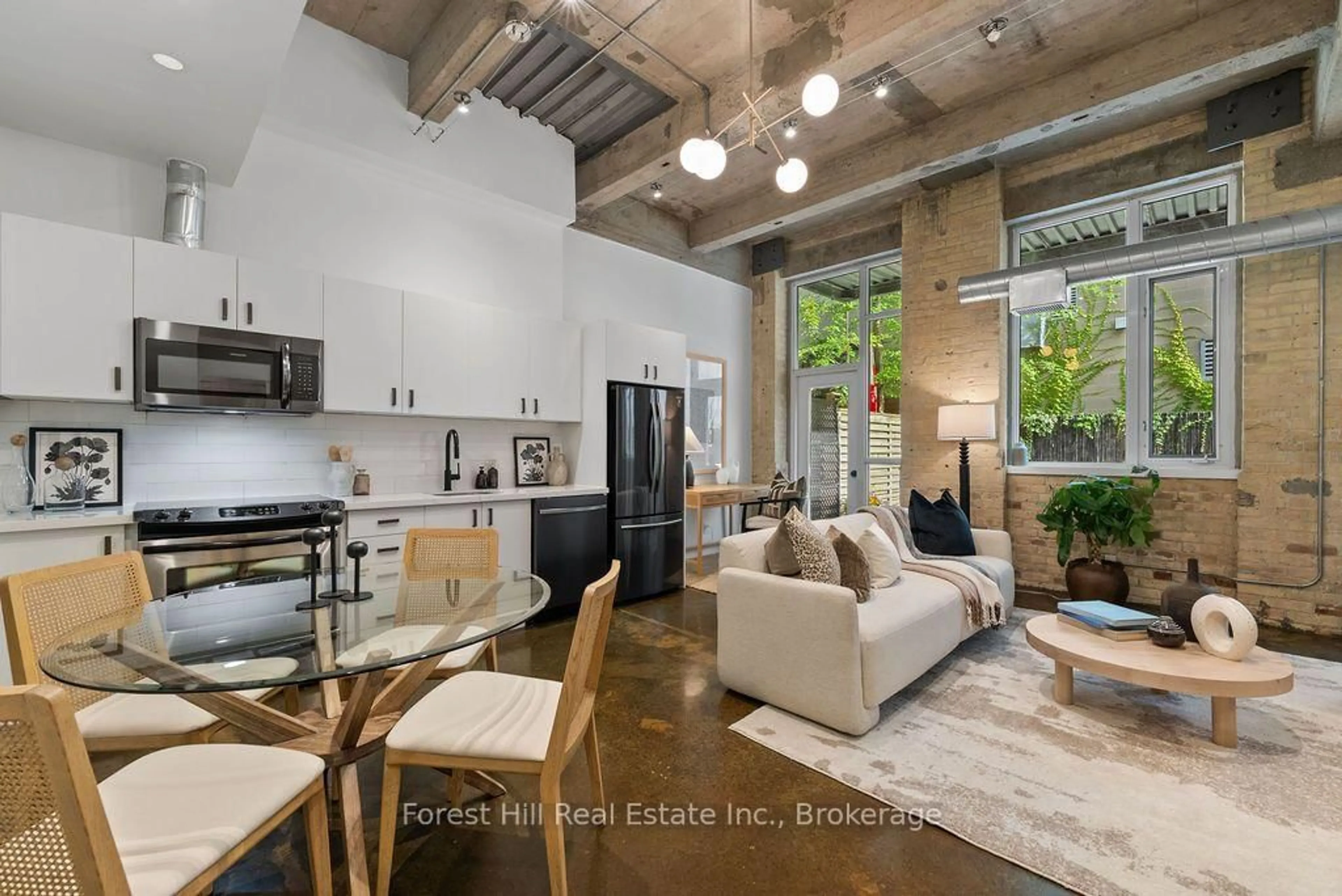 Open concept kitchen, unknown for 201 Carlaw Ave #119, Toronto Ontario M4M 2S3