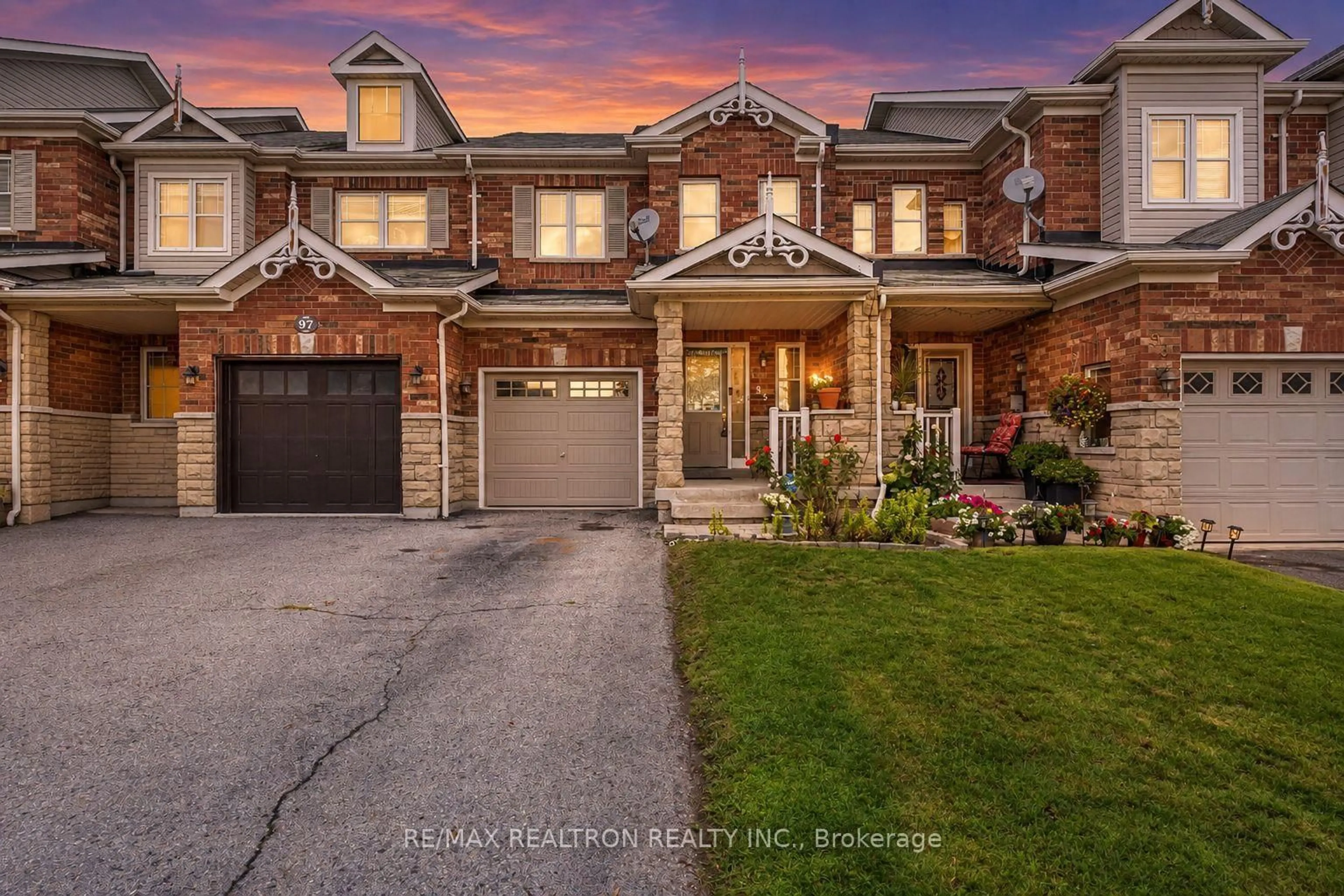 Home with brick exterior material, street for 95 Beer Cres, Ajax Ontario L1S 0B9