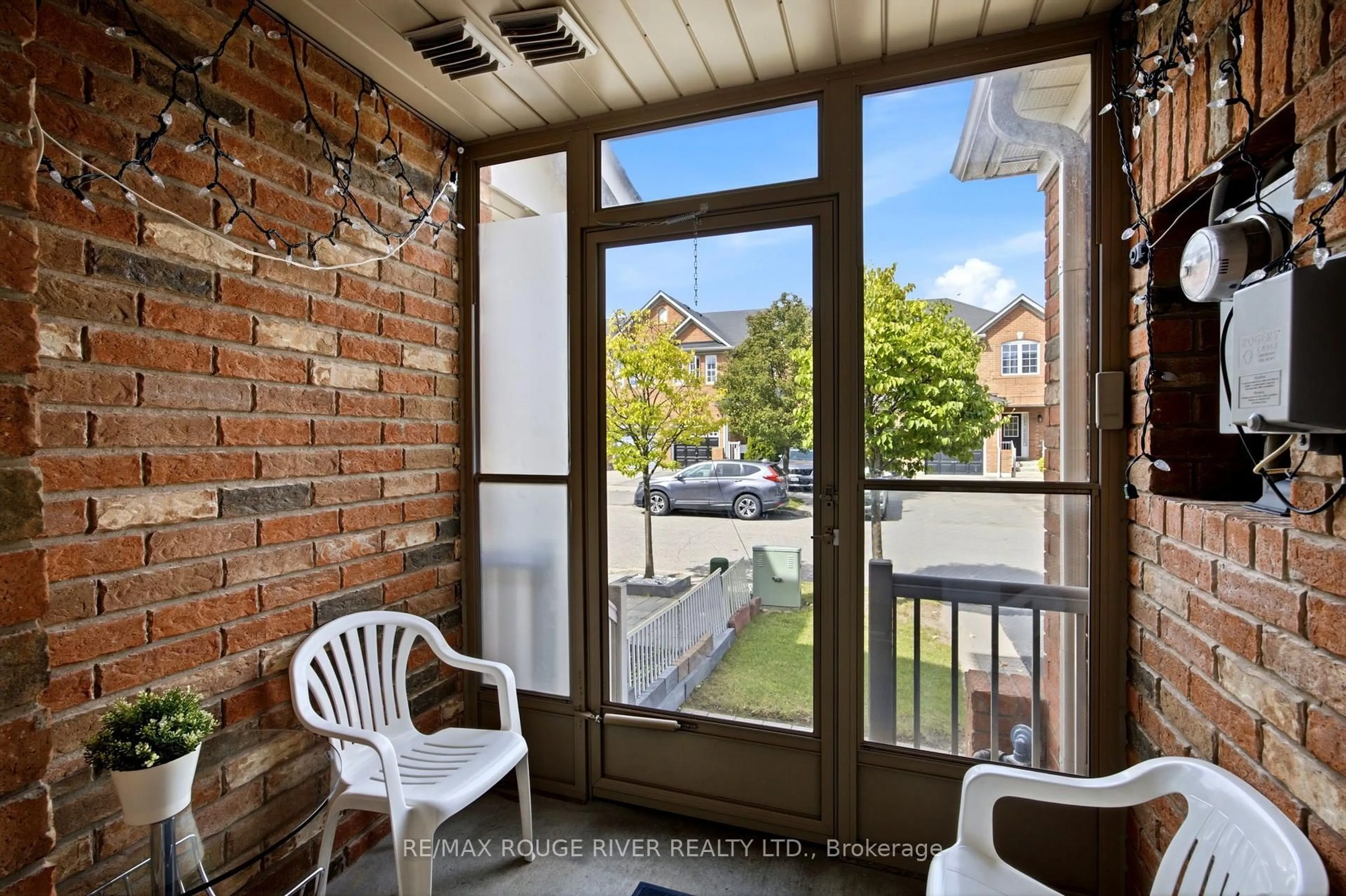 Balcony in the apartment, street for 37 Michaelman Rd, Ajax Ontario L1S 0C9