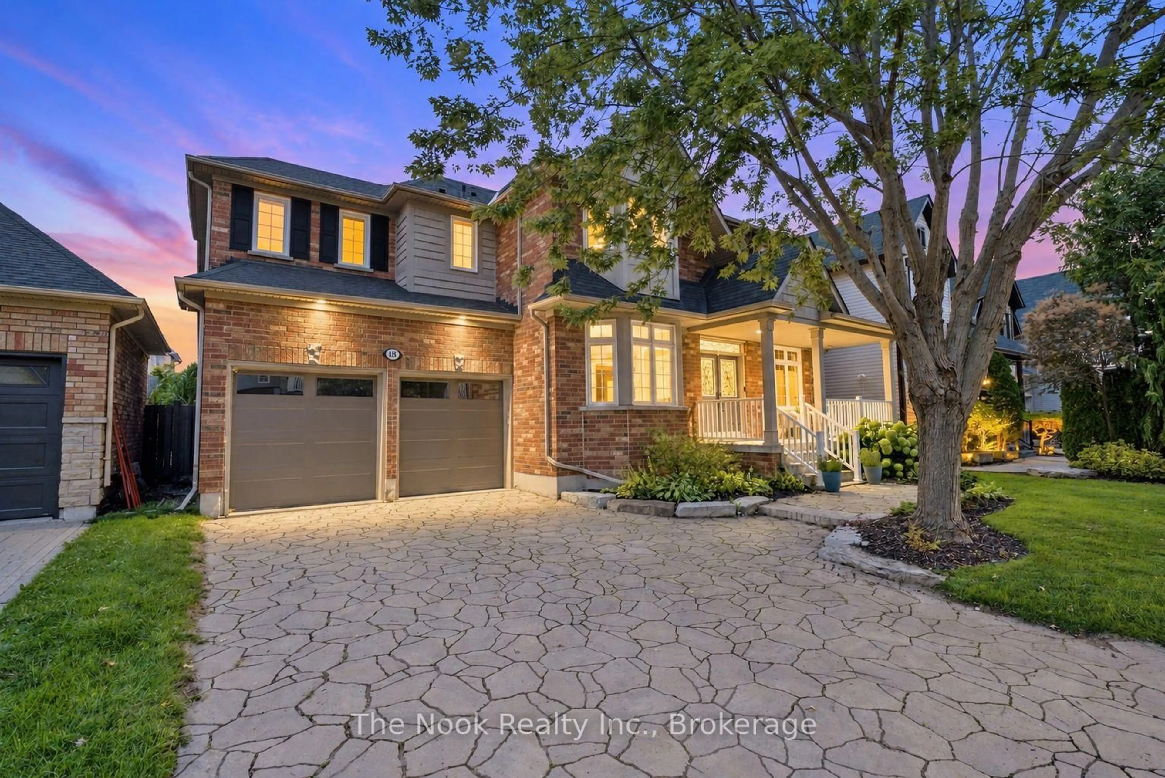 Home with brick exterior material, street for 18 Corporal Patterson Lane, Clarington Ontario L1B 0A7