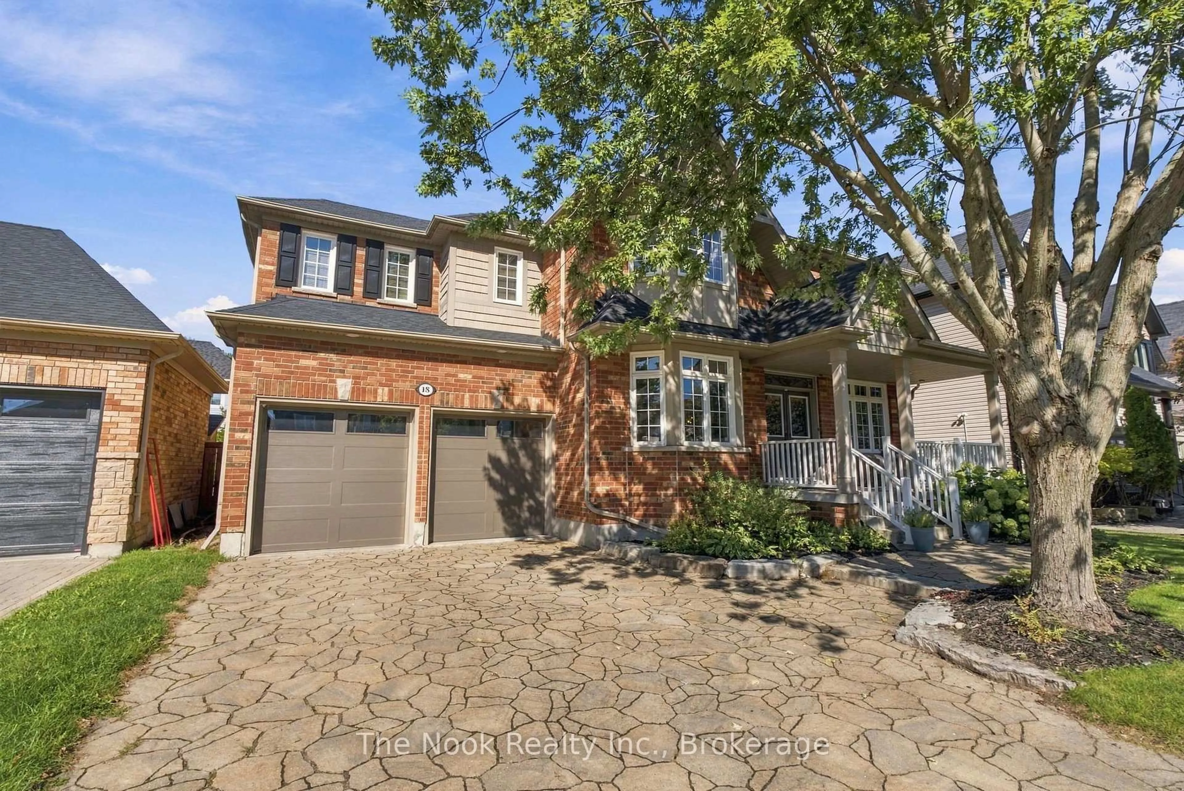 Home with brick exterior material, street for 18 Corporal Patterson Lane, Clarington Ontario L1B 0A7