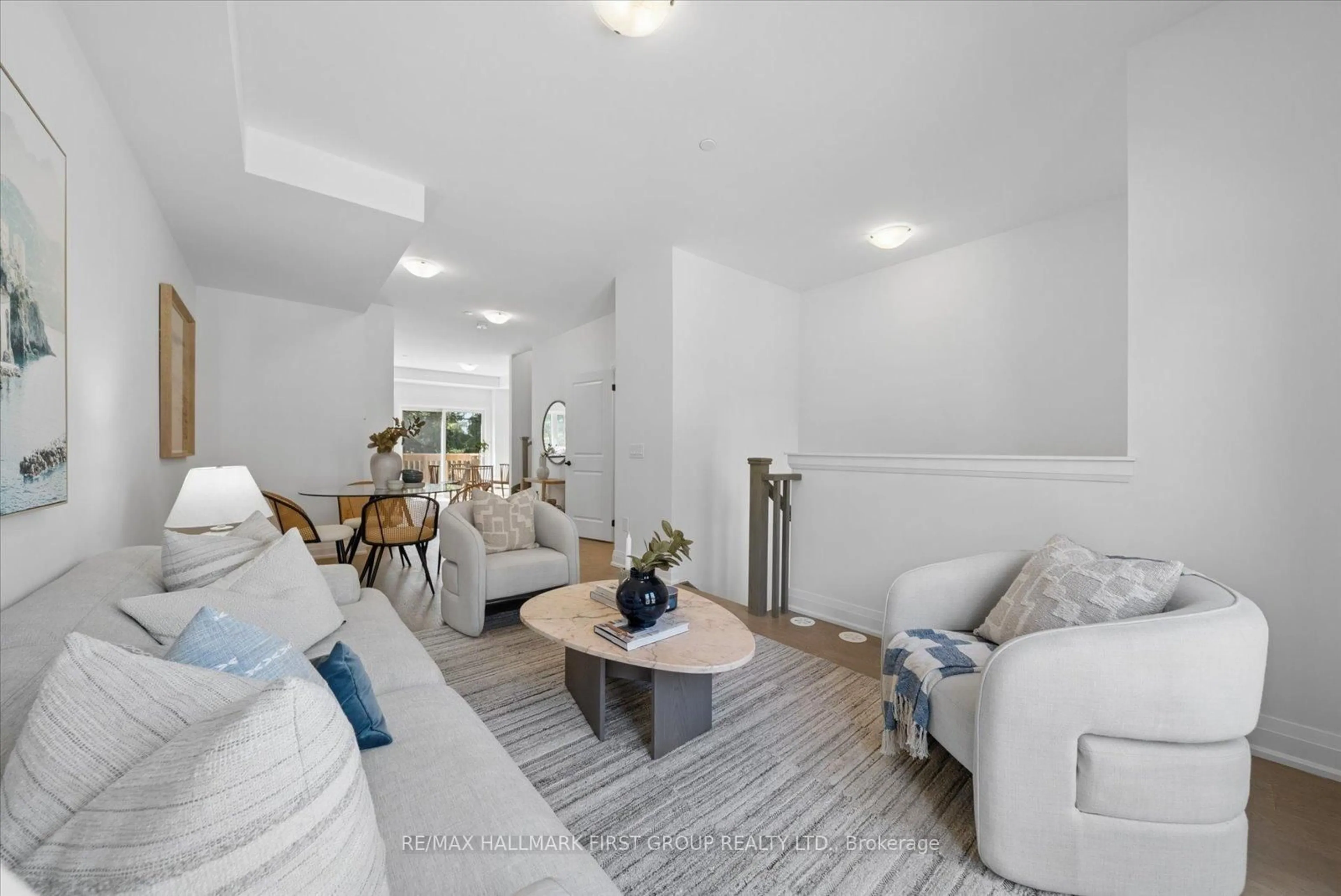 Living room with furniture, unknown for 19 Marret Lane, Clarington Ontario L1B 0X2