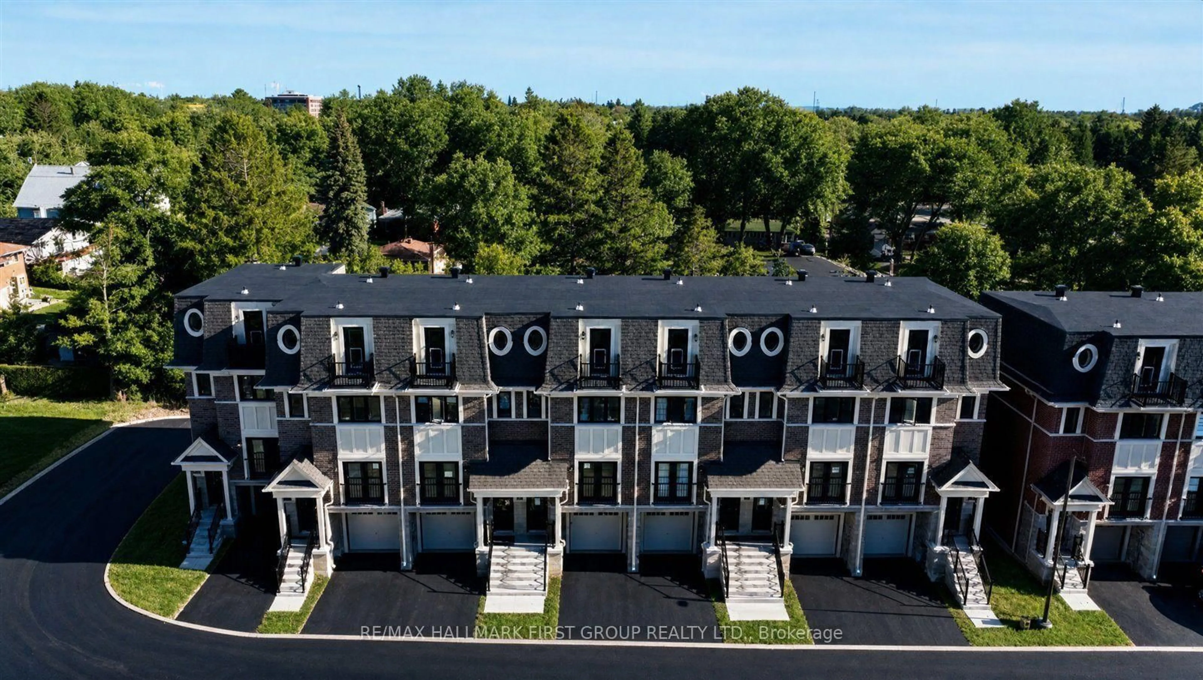 A pic from outside/outdoor area/front of a property/back of a property/a pic from drone, unknown for 55 Marret Lane, Clarington Ontario L1B 0X2