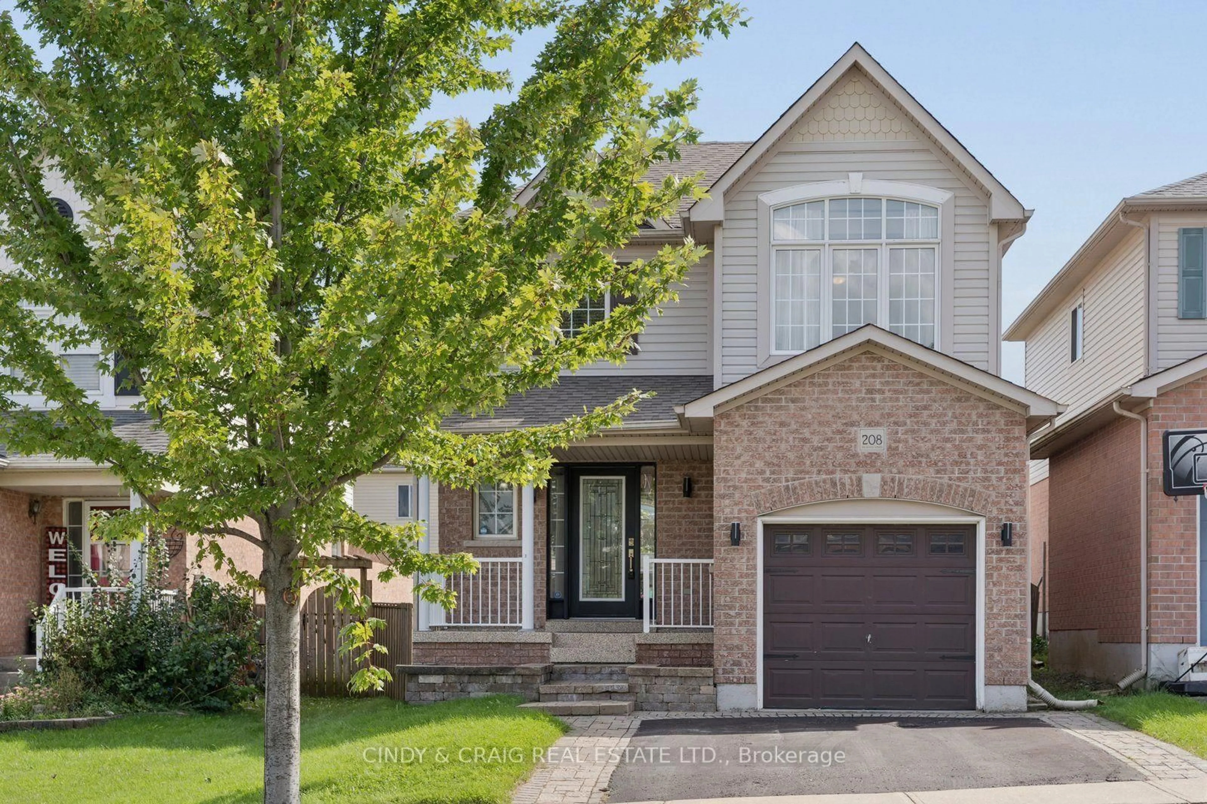 Home with brick exterior material, street for 208 Cornish Dr, Clarington Ontario L1E 3H4