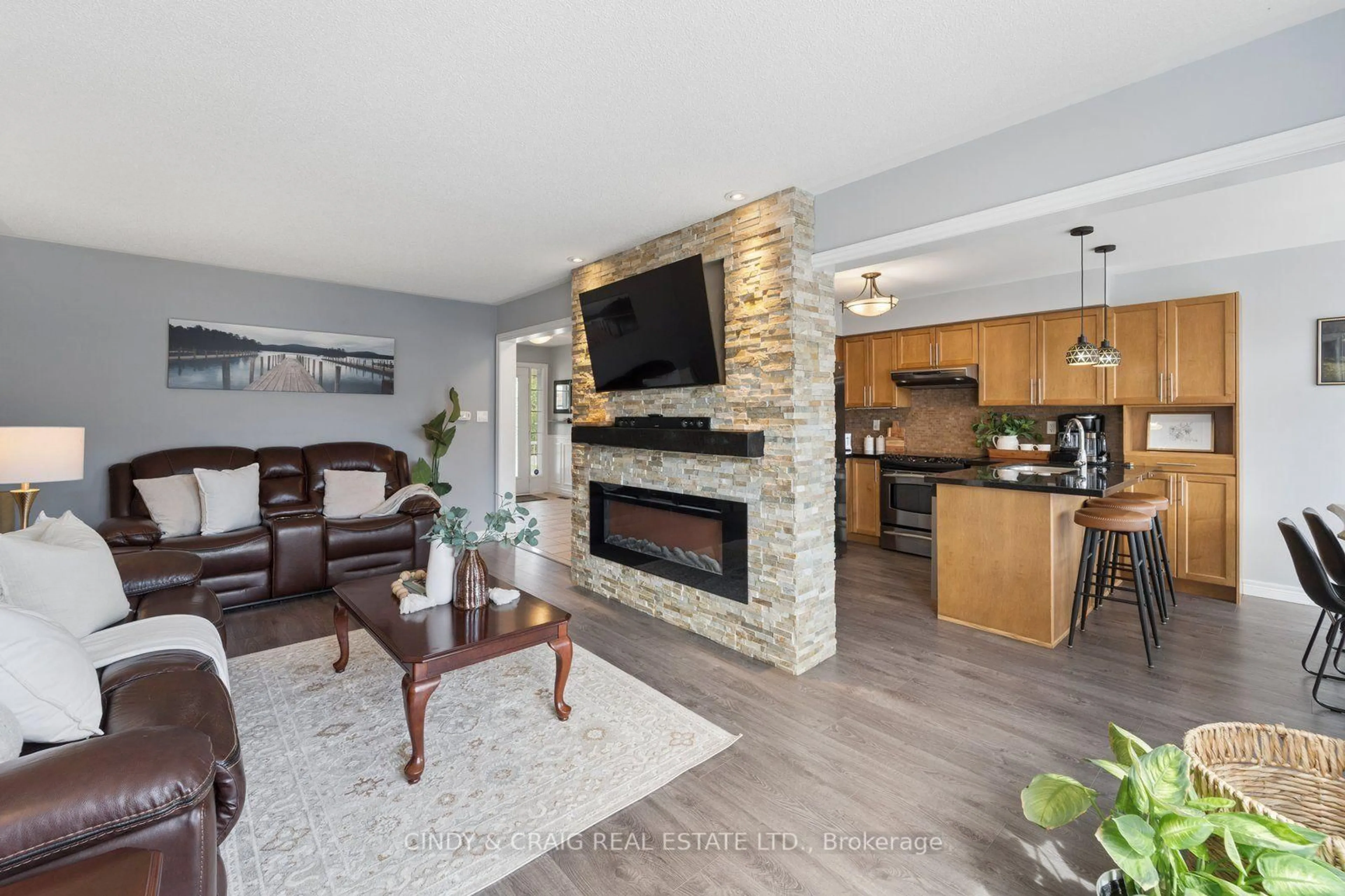 Open concept kitchen, unknown for 208 Cornish Dr, Clarington Ontario L1E 3H4