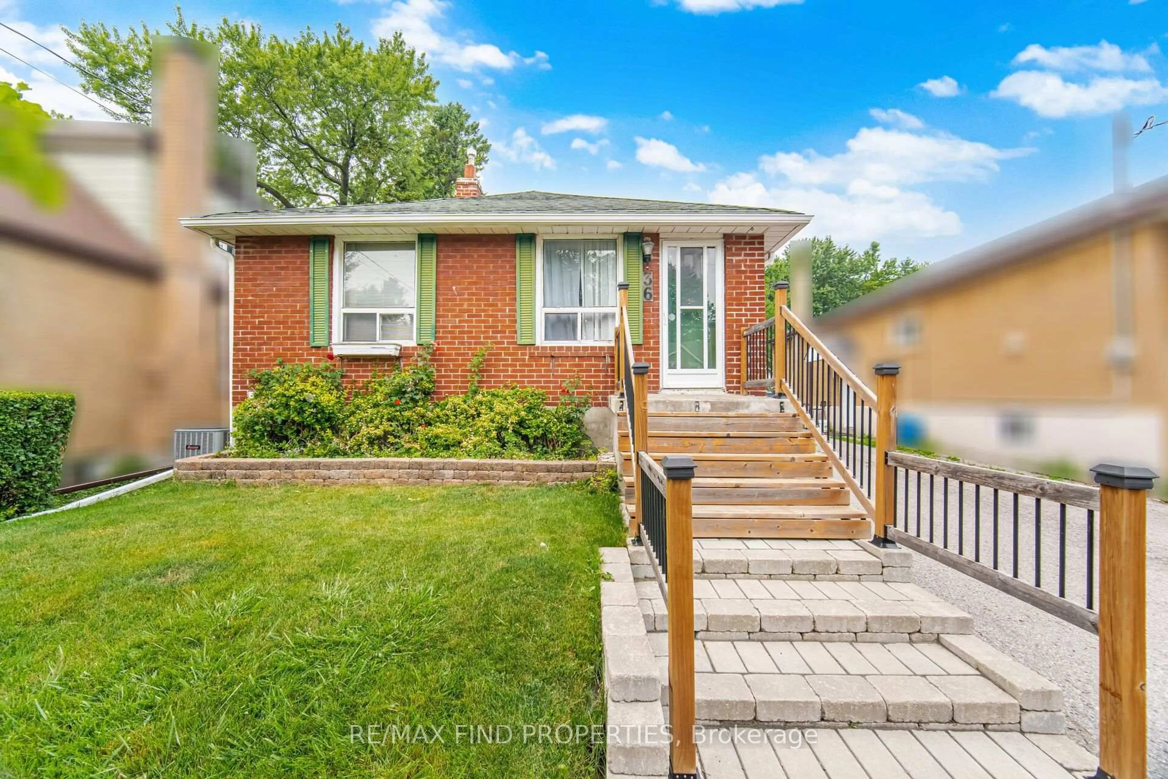 Home with brick exterior material, street for 36 Pinegrove Ave, Toronto Ontario M1N 2G5