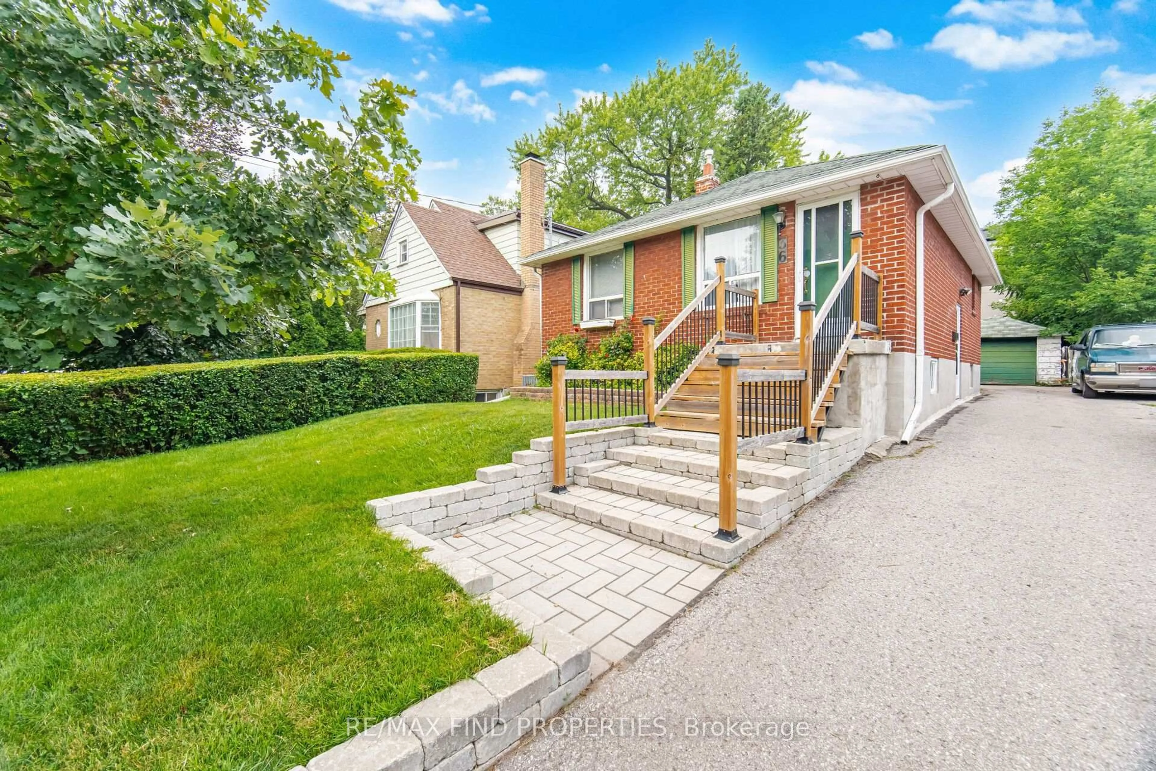 Home with brick exterior material, street for 36 Pinegrove Ave, Toronto Ontario M1N 2G5