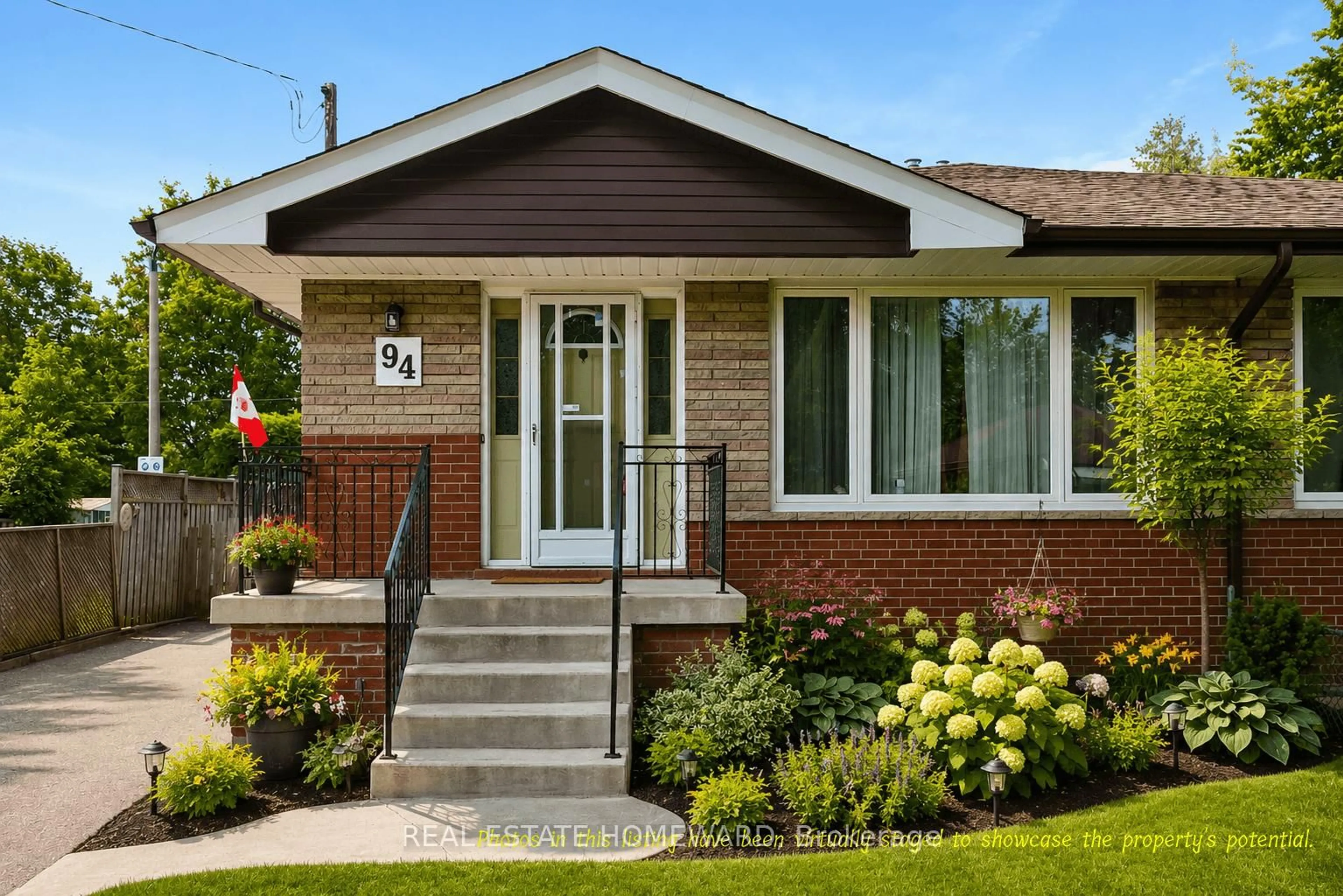 Home with brick exterior material, street for 94 Rochman Blvd, Toronto Ontario M1H 1S2