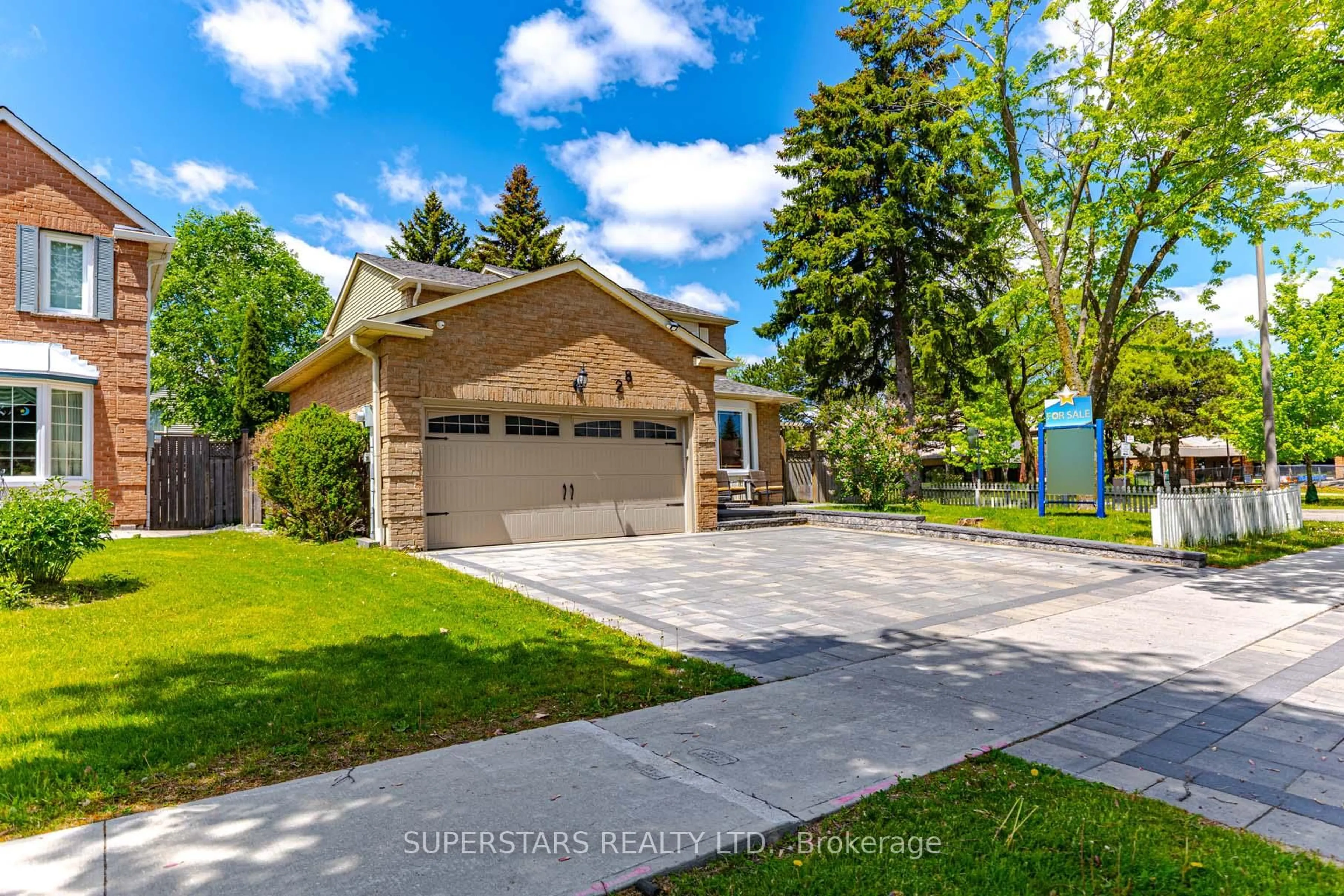 Home with brick exterior material, street for 28 Bramblebrook Ave, Toronto Ontario M1V 2G2