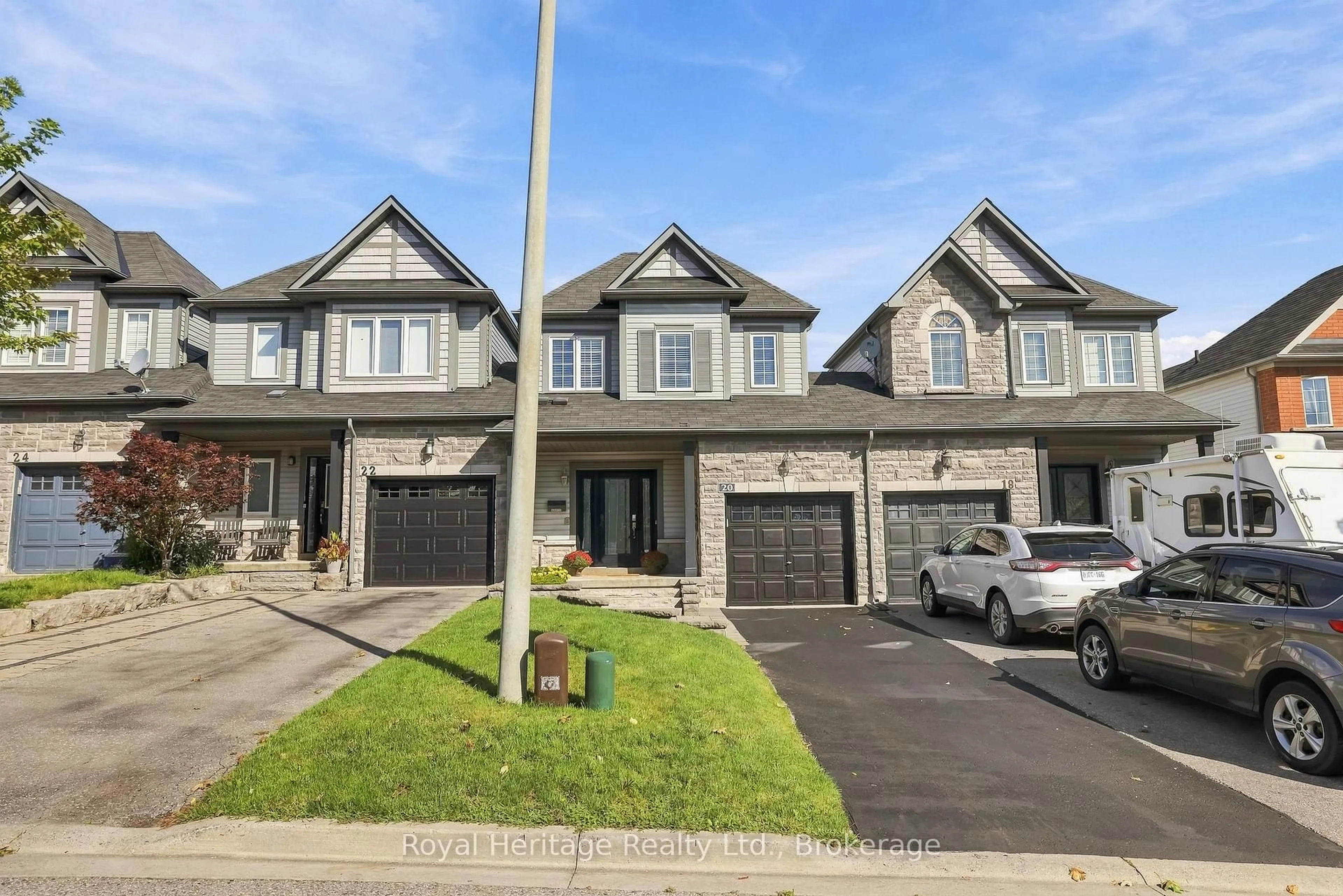 Home with brick exterior material, street for 20 Bagnell Cres, Clarington Ontario L1C 5P9