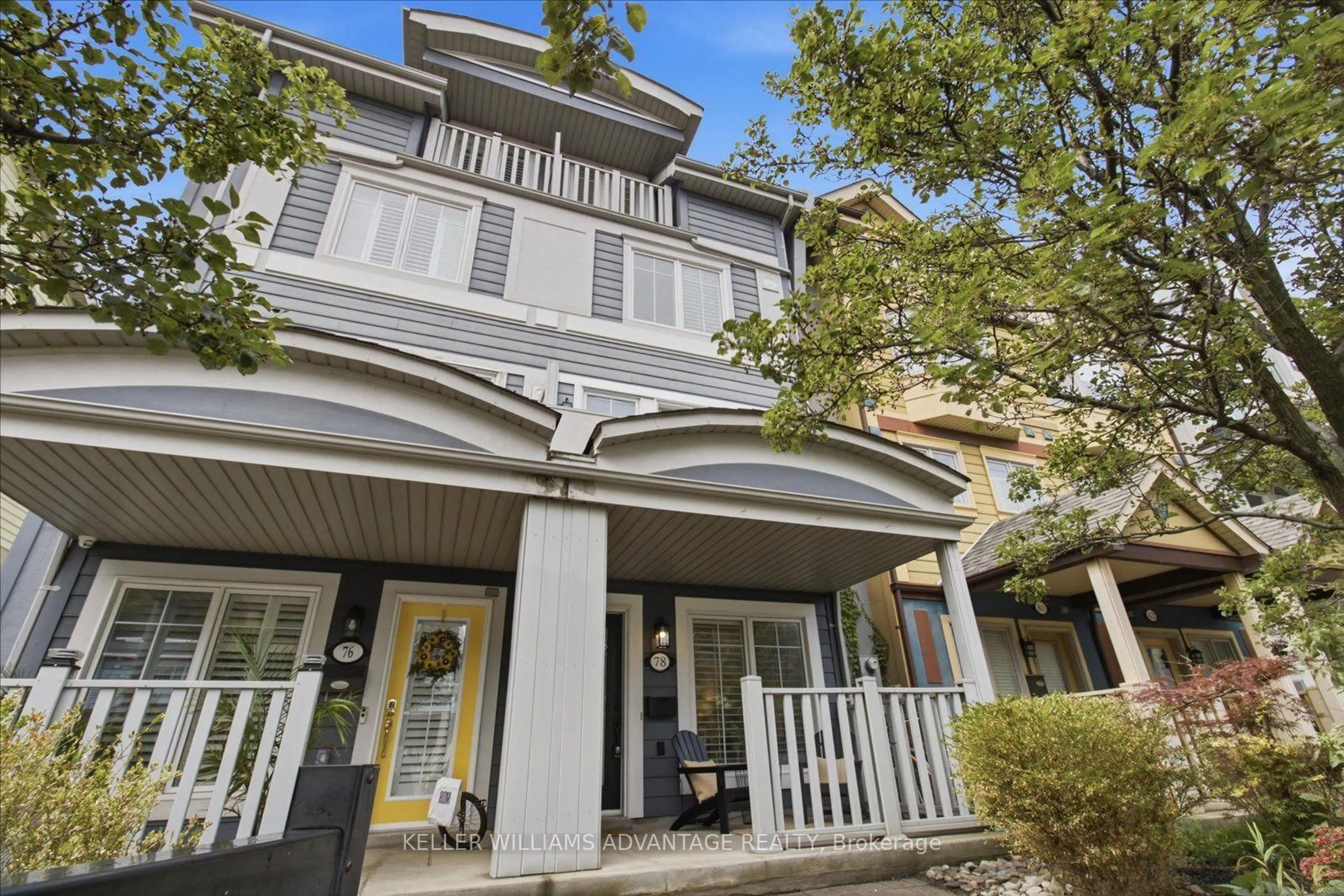 Home with vinyl exterior material, street for 78 Woodbine Ave, Toronto Ontario M4L 2A2