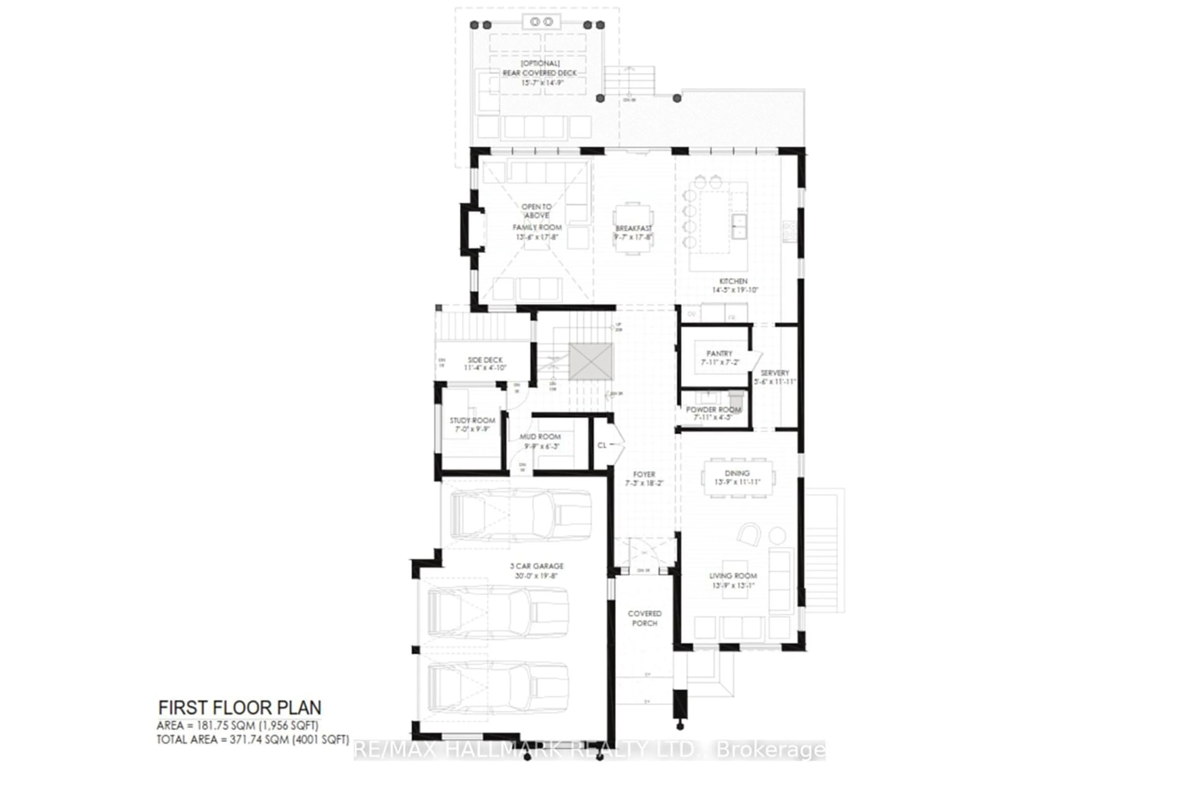 Floor plan for 2 Sowden Crt, Clarington Ontario L0A 1J0