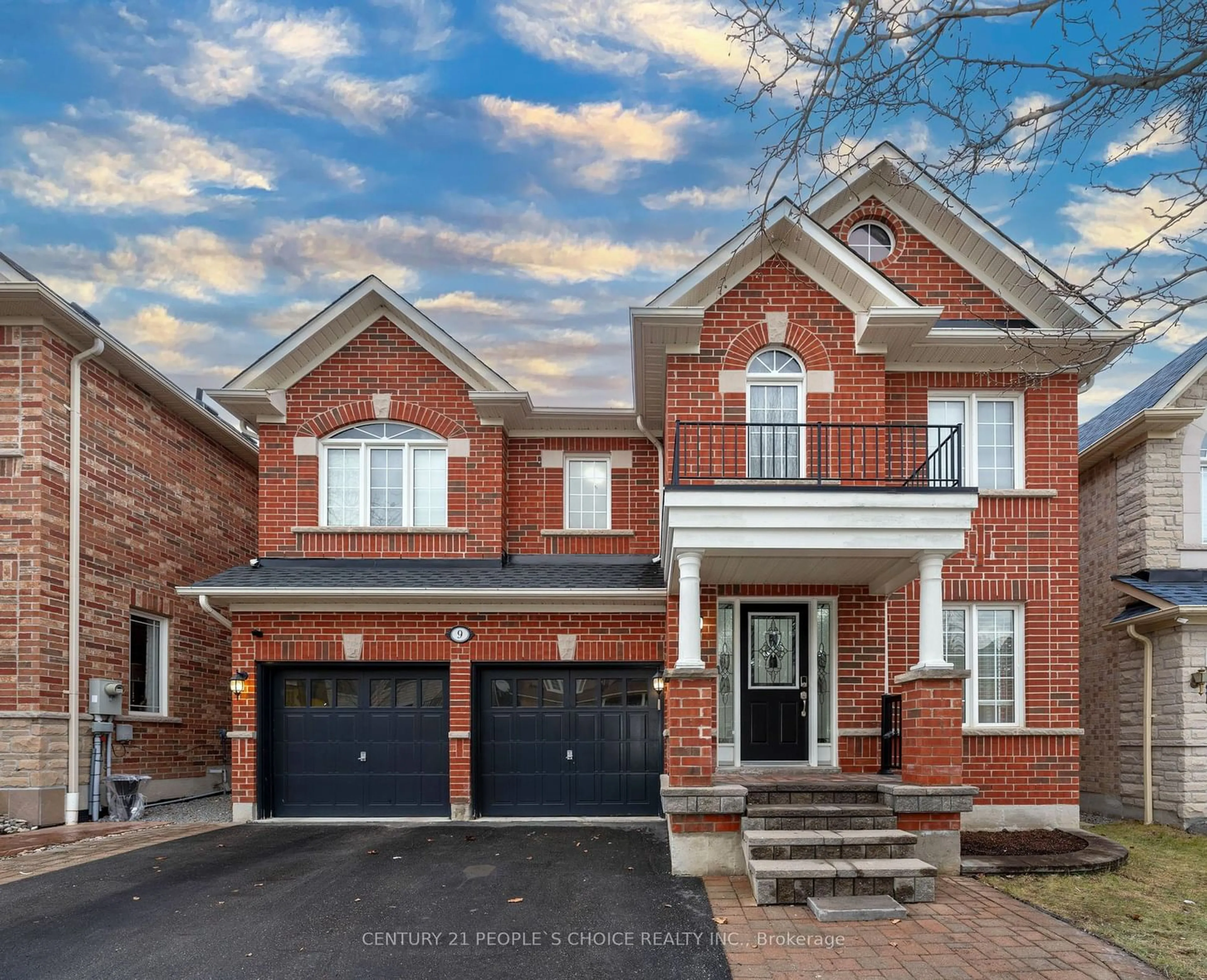 Home with brick exterior material for 9 Solway Cres, Ajax Ontario L1Z 0A7